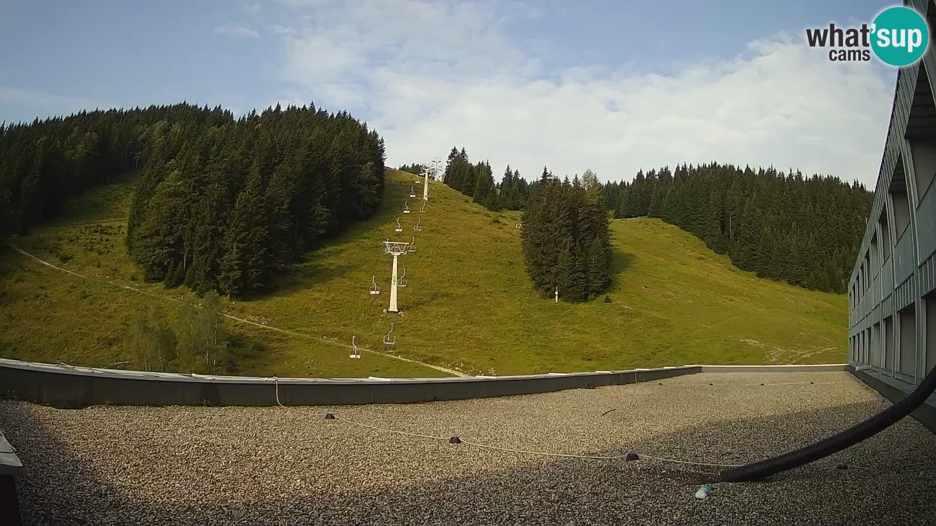 Cámara web en vivo de la estación de esquí GOLTE – vista a Medvedjak – Eslovenia