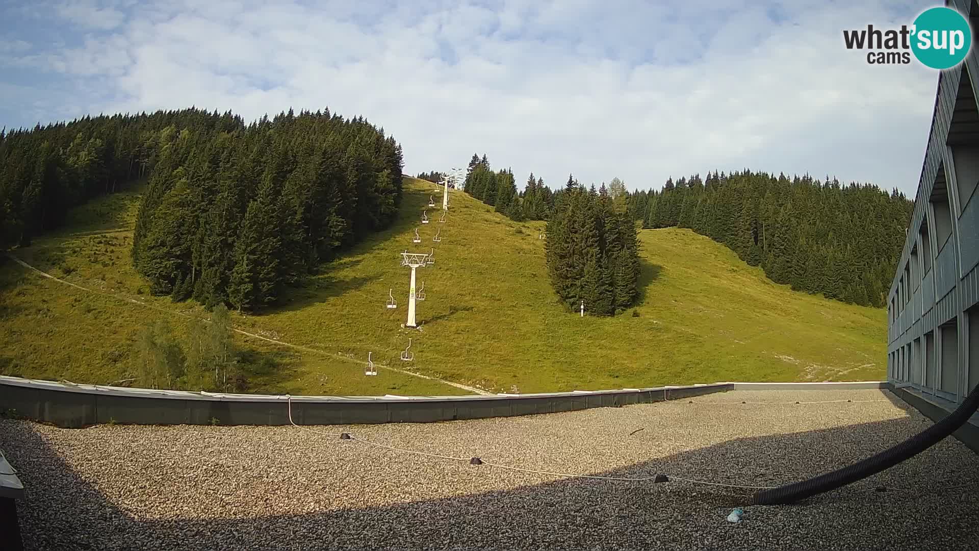 GOLTE Ski resort live webcam – view to Medvedjak – Slovenia