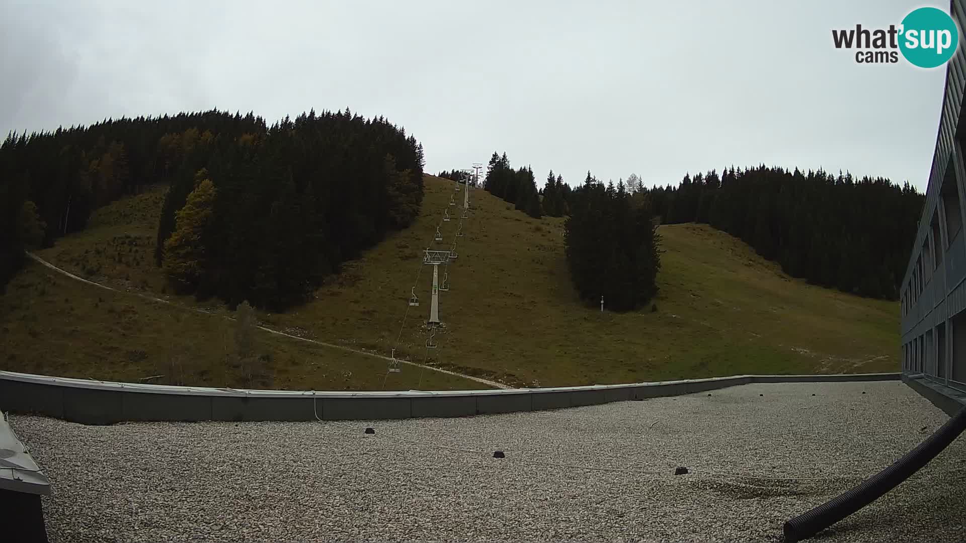 Cámara web en vivo de la estación de esquí GOLTE – vista a Medvedjak – Eslovenia