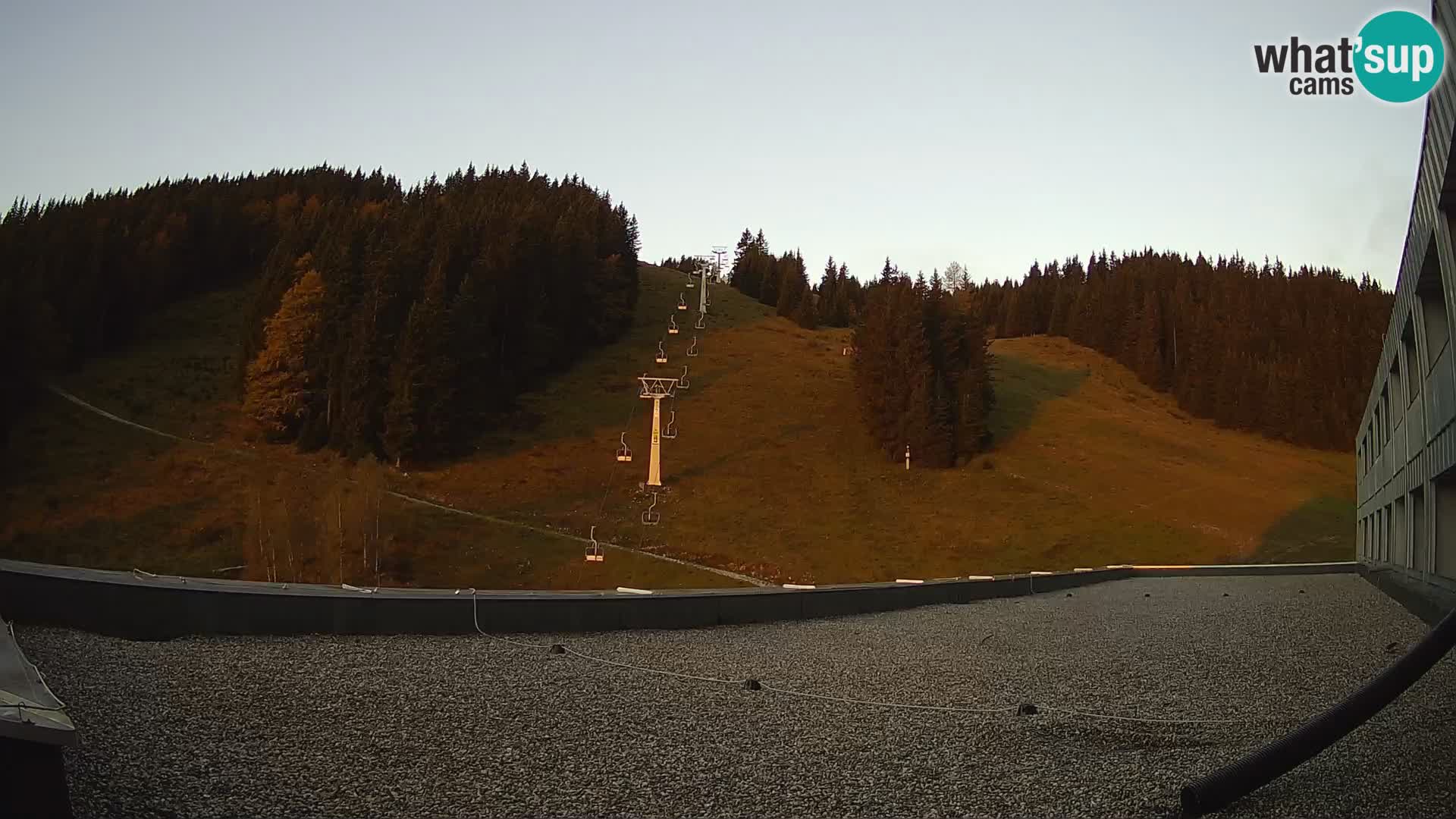 Webcam en direct de la station de ski de GOLTE – vue sur Medvedjak – Slovénie