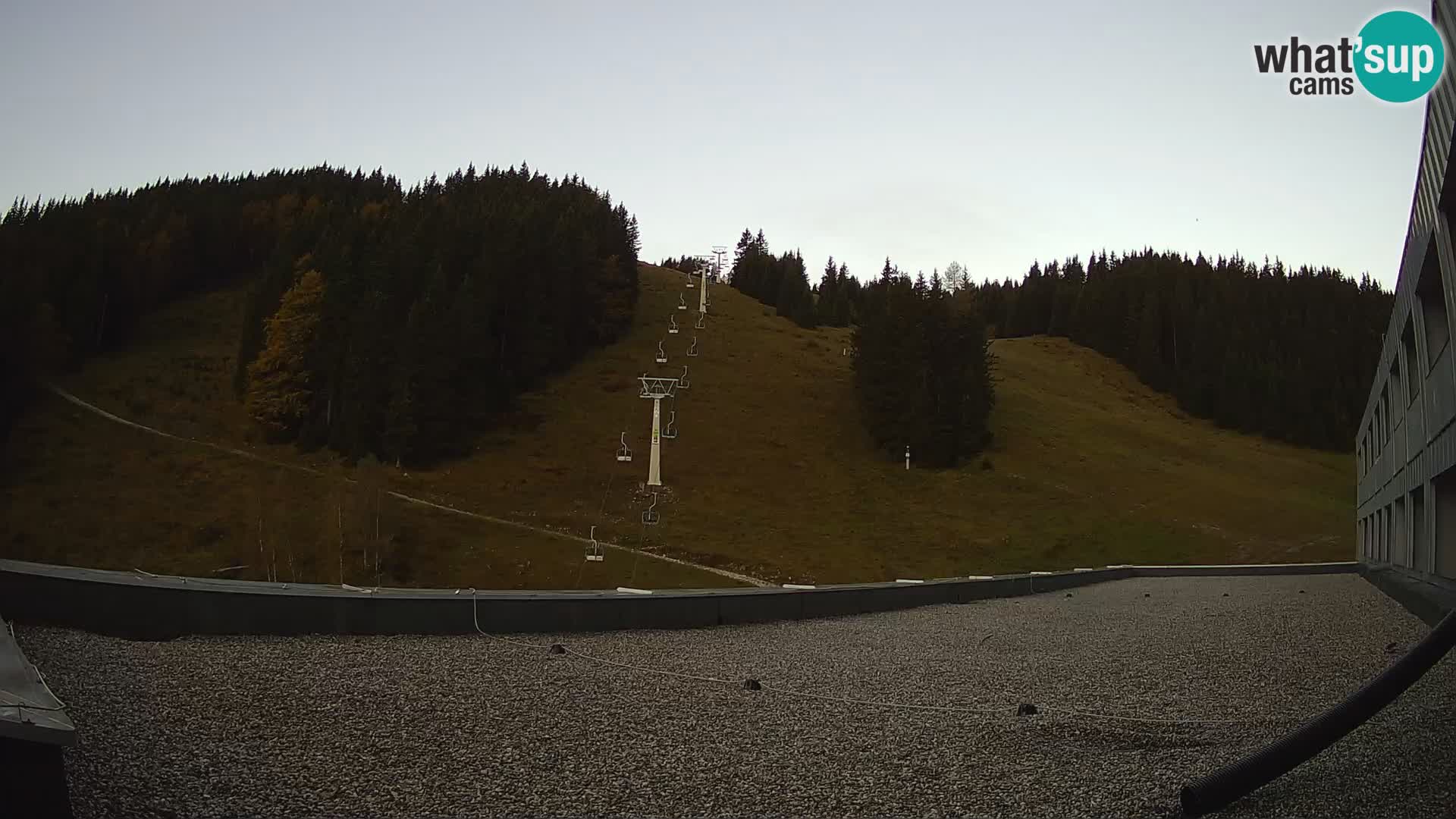 GOLTE Ski resort live webcam – view to Medvedjak – Slovenia