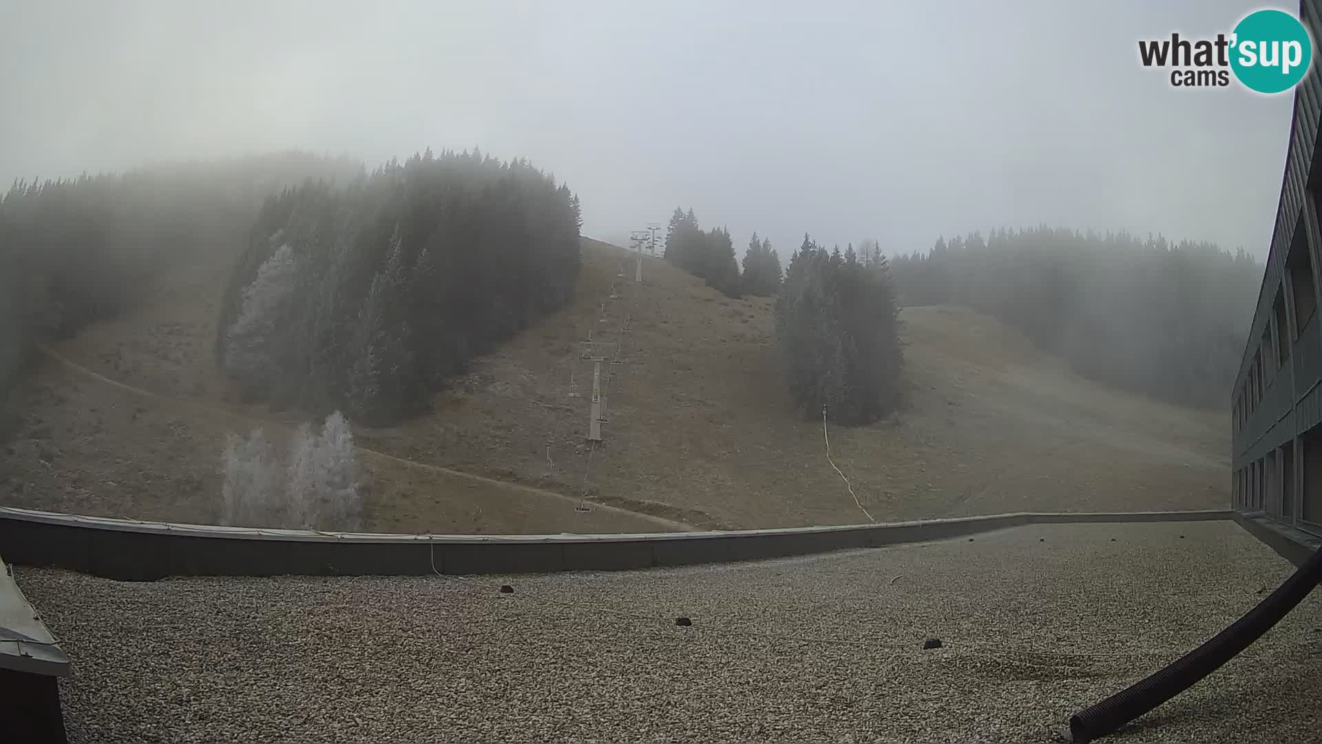 Cámara web en vivo de la estación de esquí GOLTE – vista a Medvedjak – Eslovenia