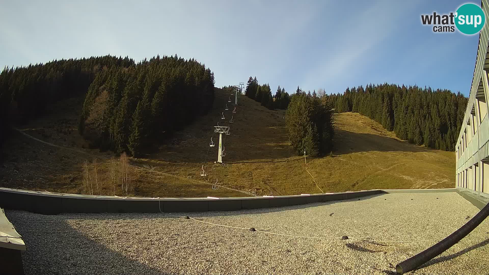 Webcam en direct de la station de ski de GOLTE – vue sur Medvedjak – Slovénie