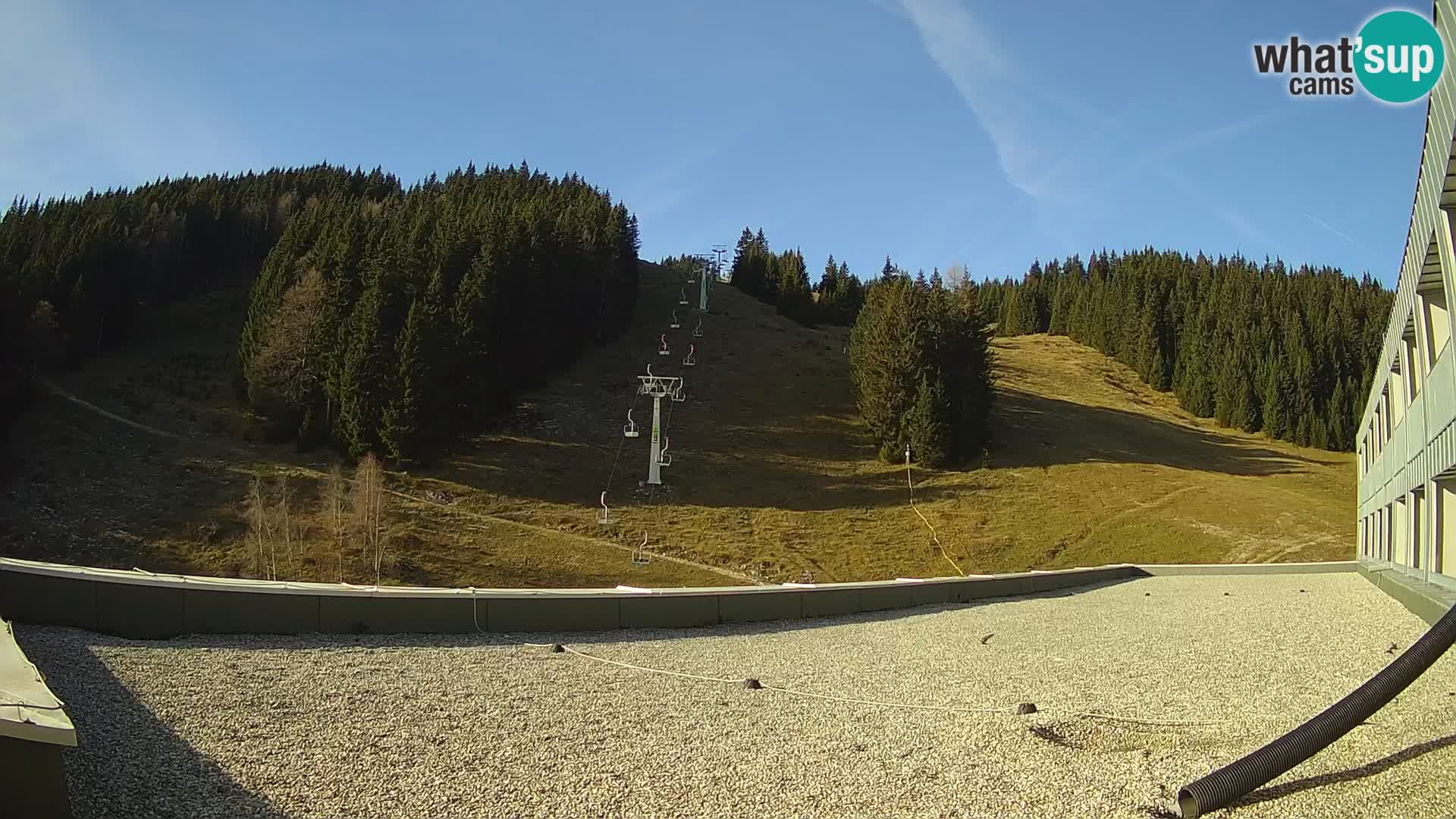 GOLTE Skigebiet webcam – Schöne Aussicht auf Medvedjak – Slowenien