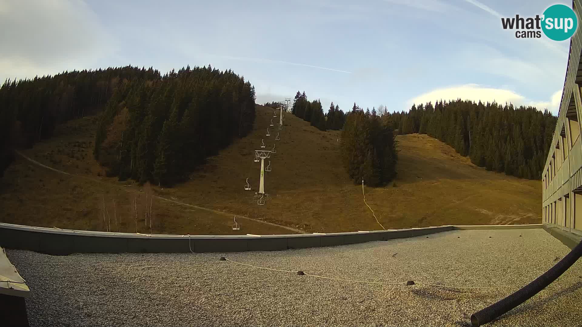 GOLTE Ski resort live webcam – view to Medvedjak – Slovenia