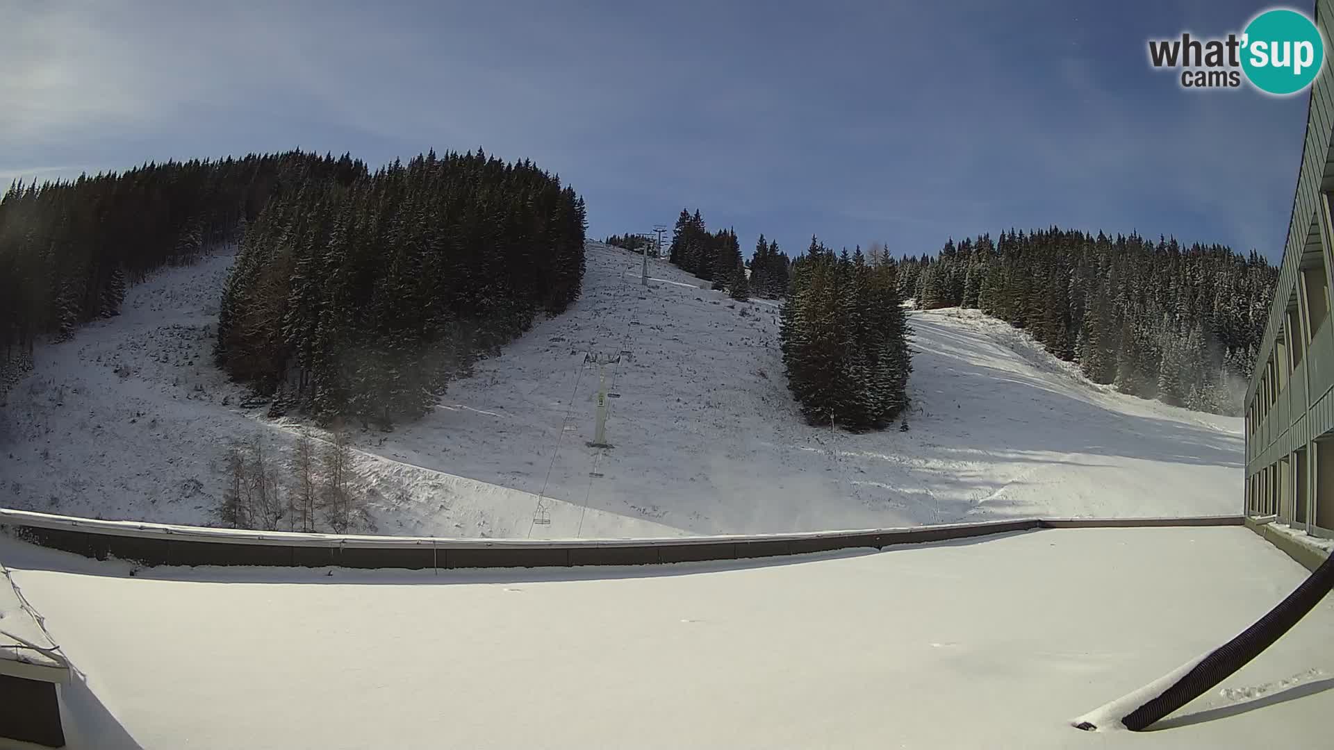 GOLTE Skigebiet webcam – Schöne Aussicht auf Medvedjak – Slowenien