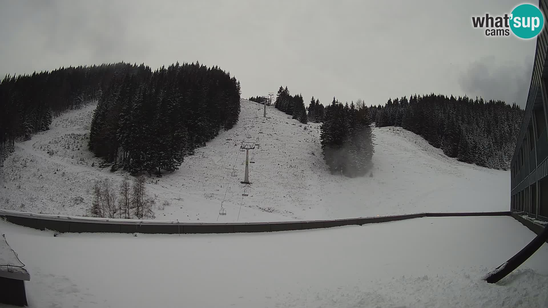 GOLTE Skigebiet webcam – Schöne Aussicht auf Medvedjak – Slowenien