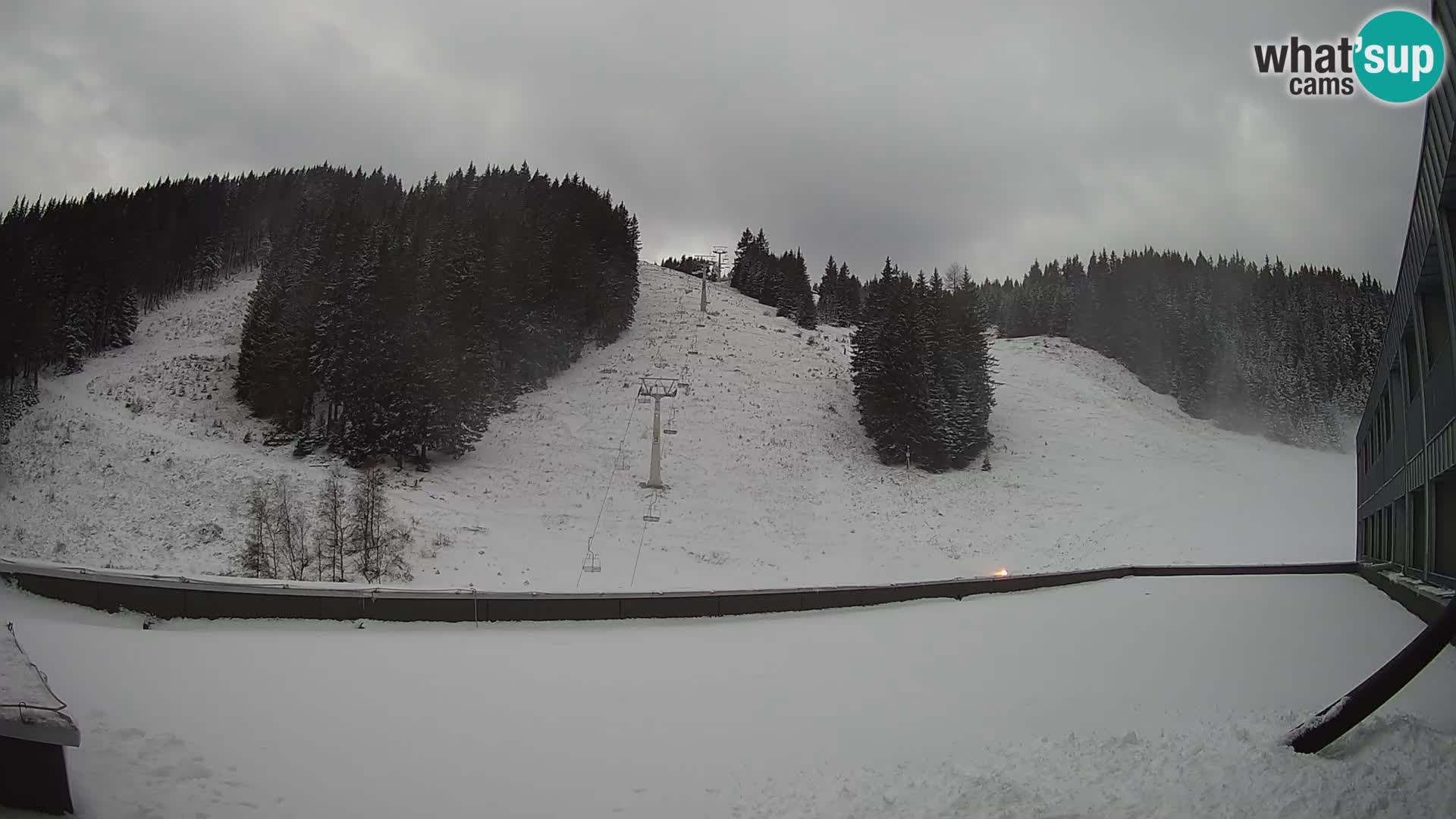 GOLTE Skigebiet webcam – Schöne Aussicht auf Medvedjak – Slowenien