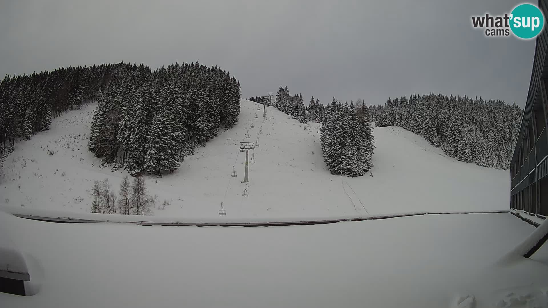 GOLTE stazione sciistica webcam – vista Medvedjak – Slovenia