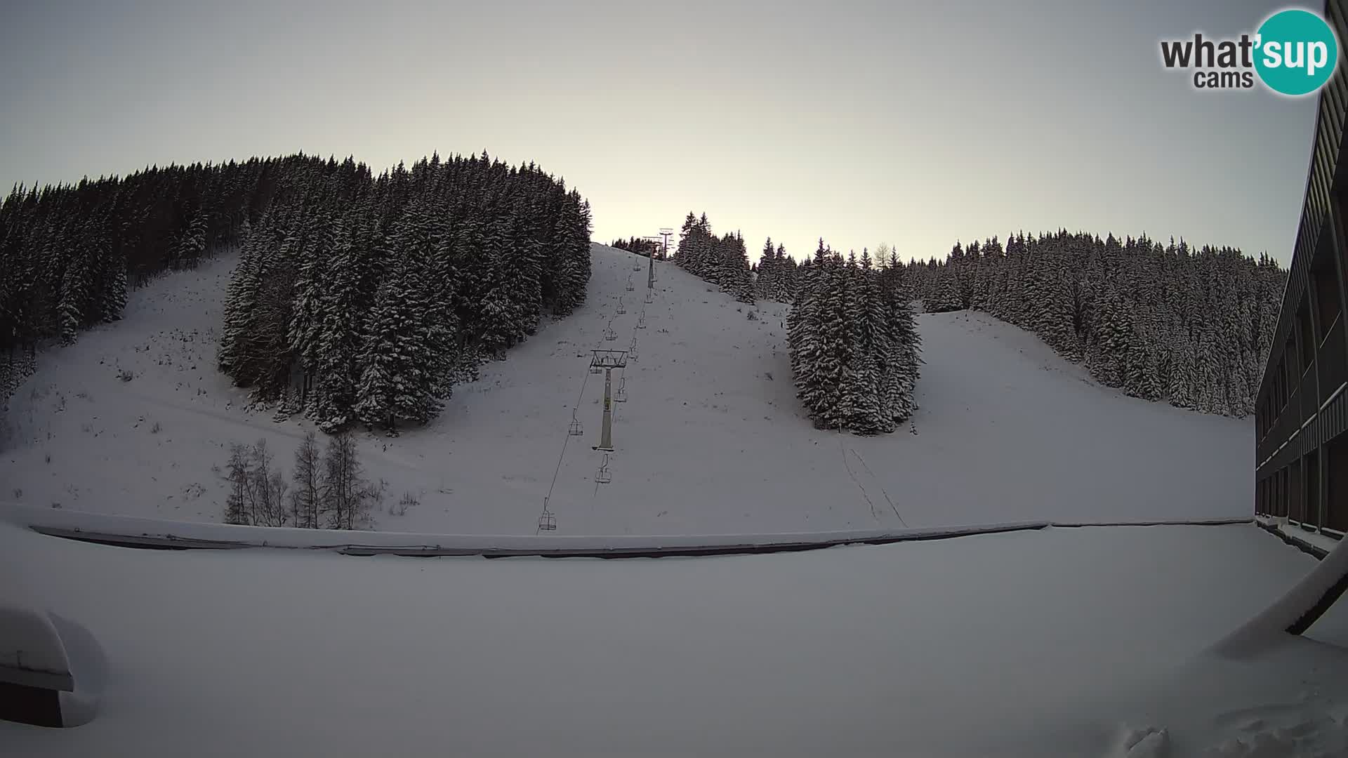 GOLTE Skigebiet webcam – Schöne Aussicht auf Medvedjak – Slowenien