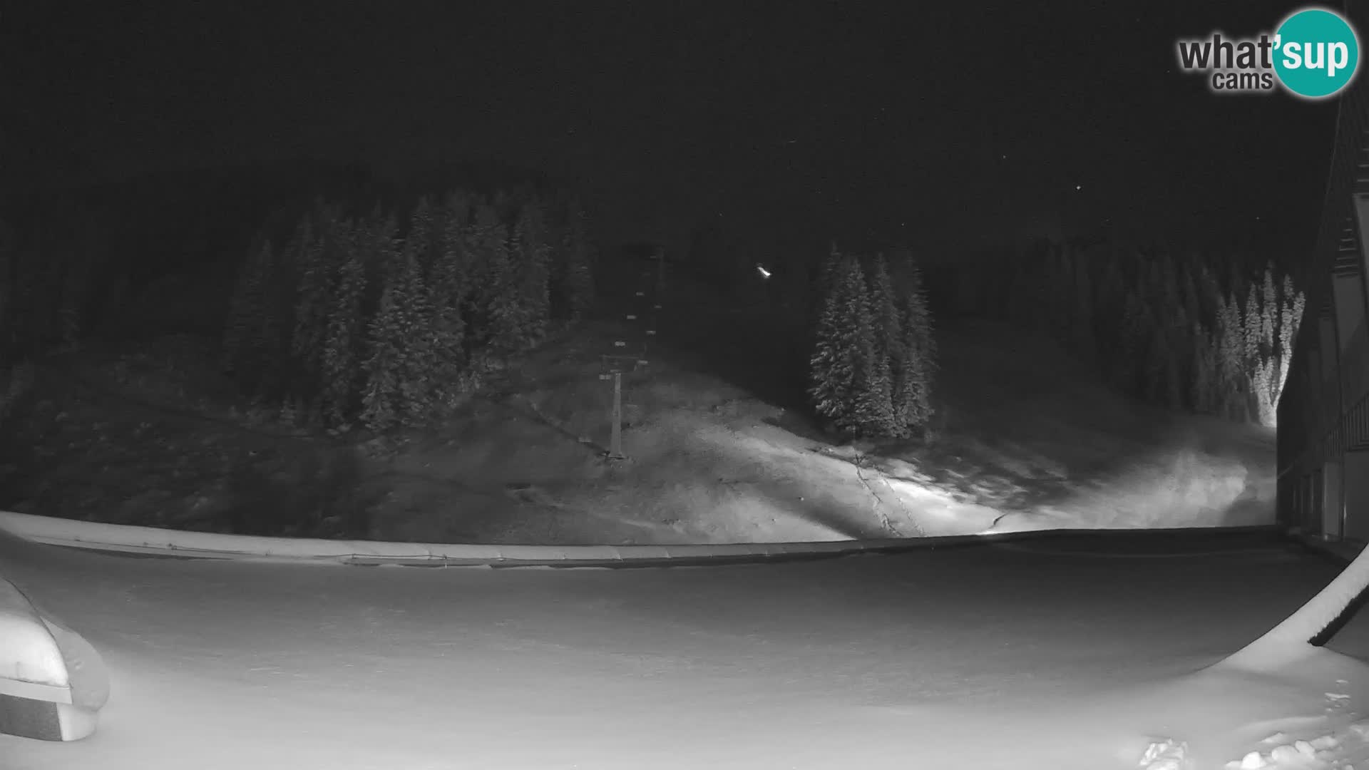 Cámara web en vivo de la estación de esquí GOLTE – vista a Medvedjak – Eslovenia