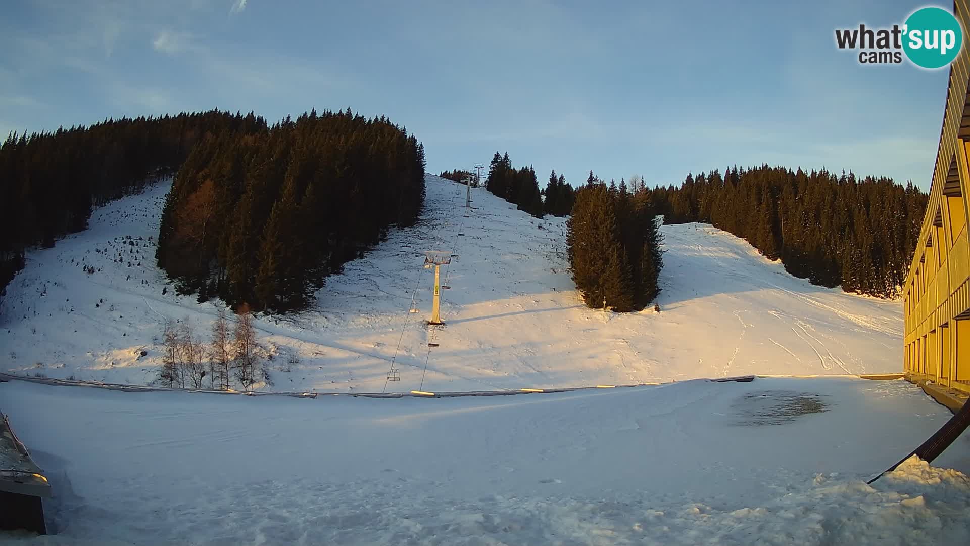 GOLTE Skigebiet webcam – Schöne Aussicht auf Medvedjak – Slowenien