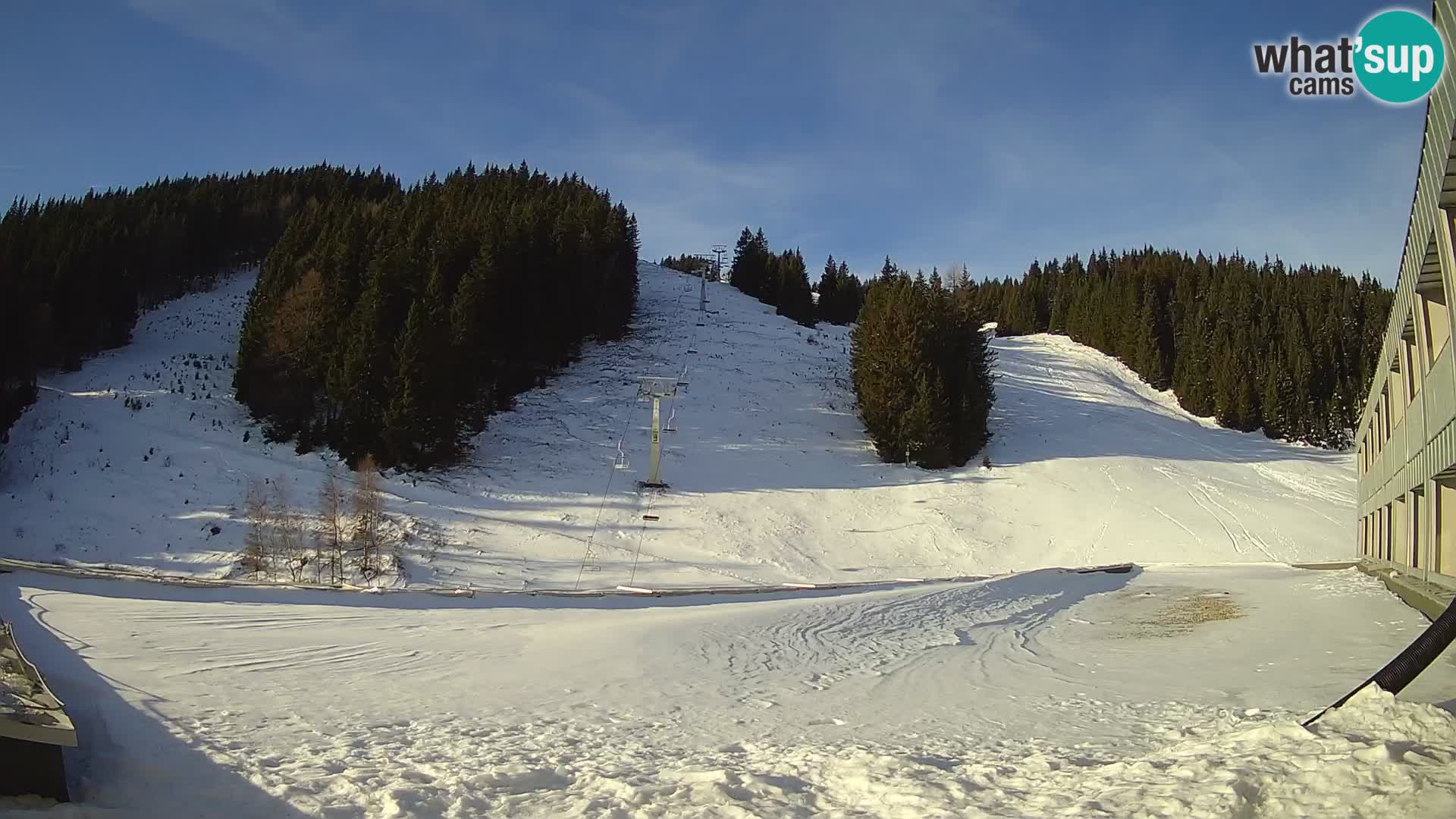 GOLTE Skigebiet webcam – Schöne Aussicht auf Medvedjak – Slowenien