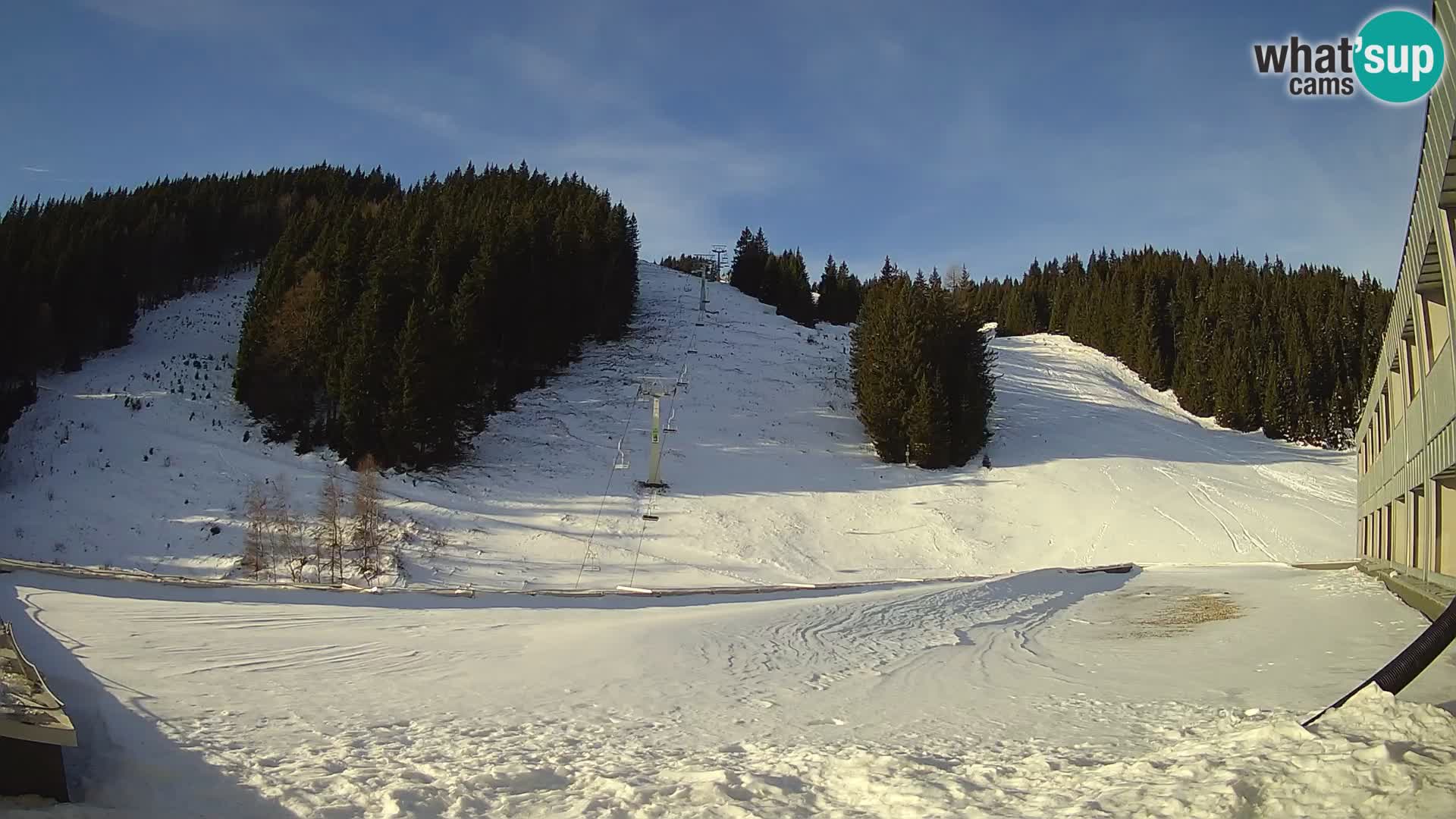 GOLTE Skigebiet webcam – Schöne Aussicht auf Medvedjak – Slowenien