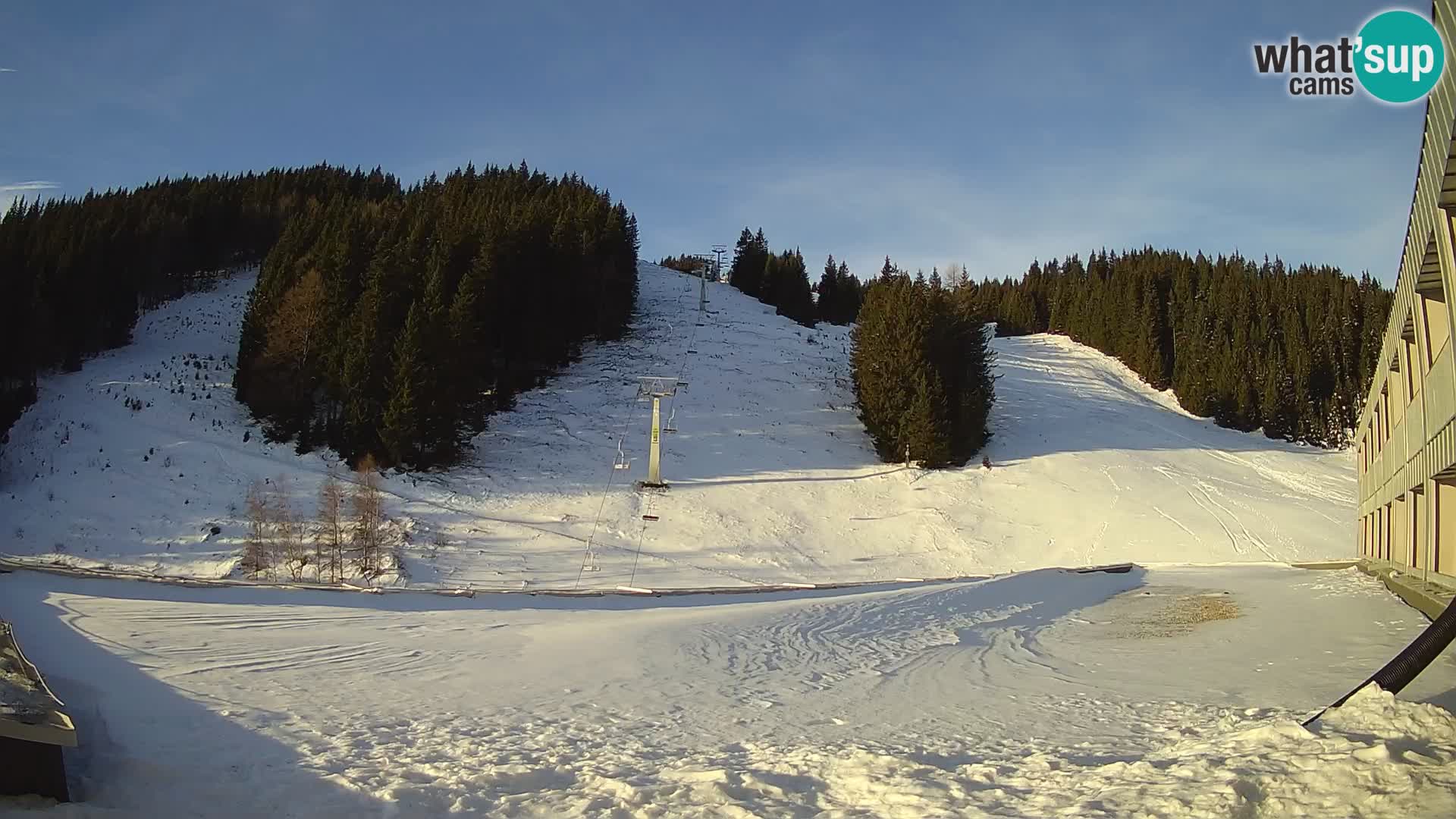 GOLTE Skigebiet webcam – Schöne Aussicht auf Medvedjak – Slowenien