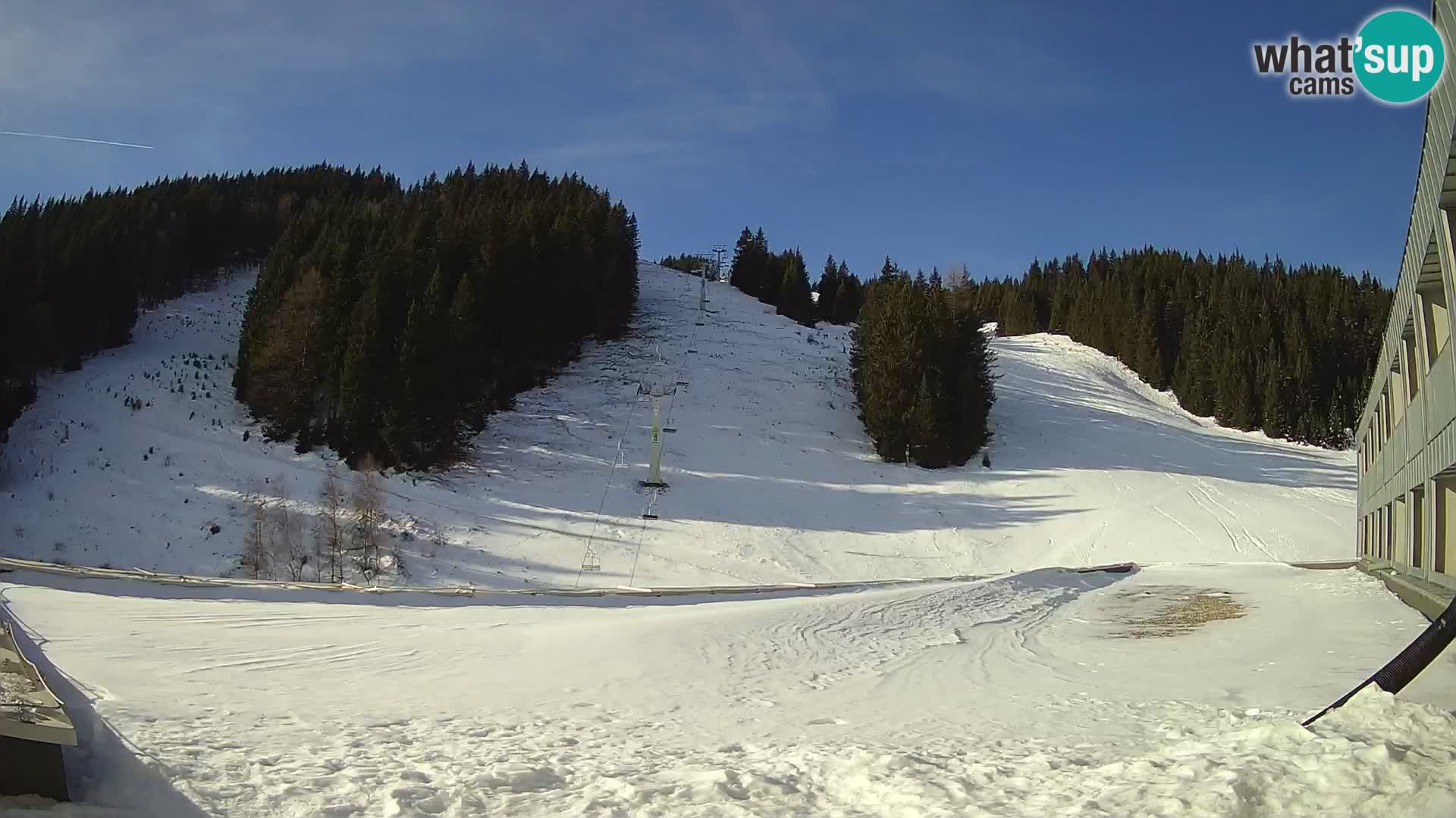 GOLTE Skigebiet webcam – Schöne Aussicht auf Medvedjak – Slowenien