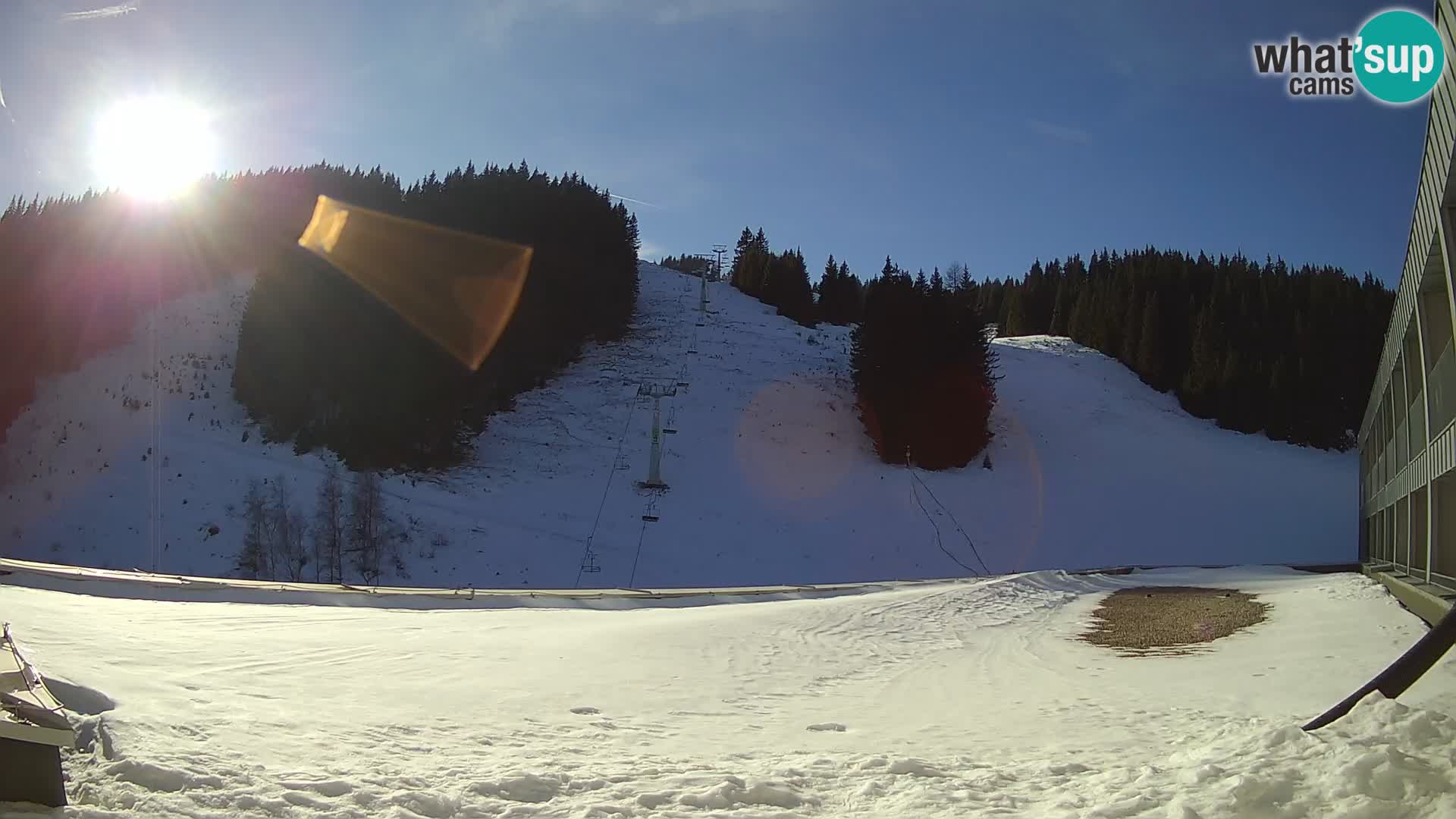 GOLTE Skigebiet webcam – Schöne Aussicht auf Medvedjak – Slowenien