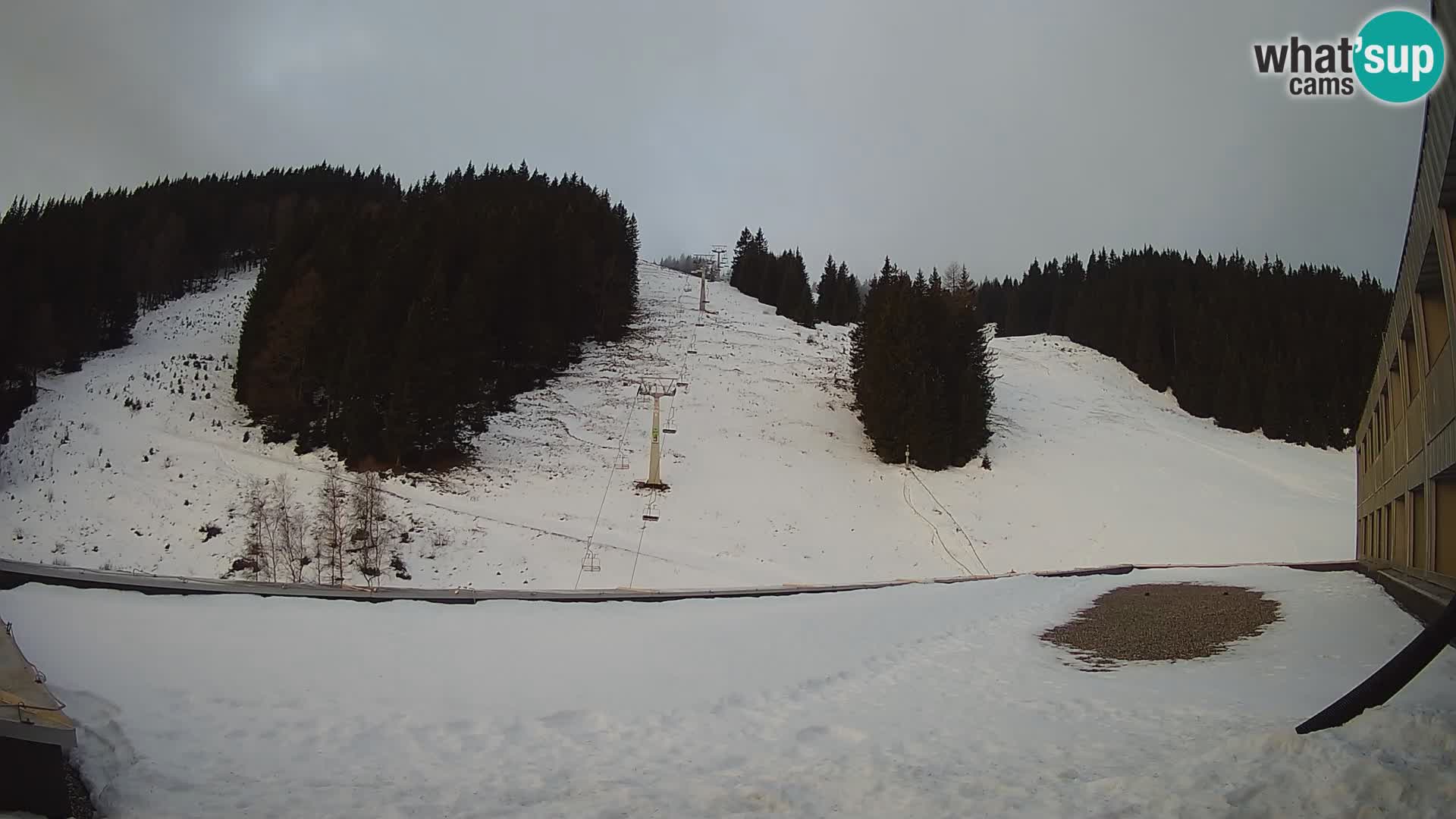 GOLTE Skigebiet webcam – Schöne Aussicht auf Medvedjak – Slowenien