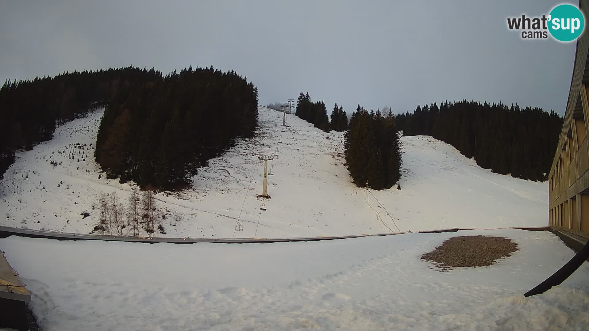 GOLTE Skigebiet webcam – Schöne Aussicht auf Medvedjak – Slowenien