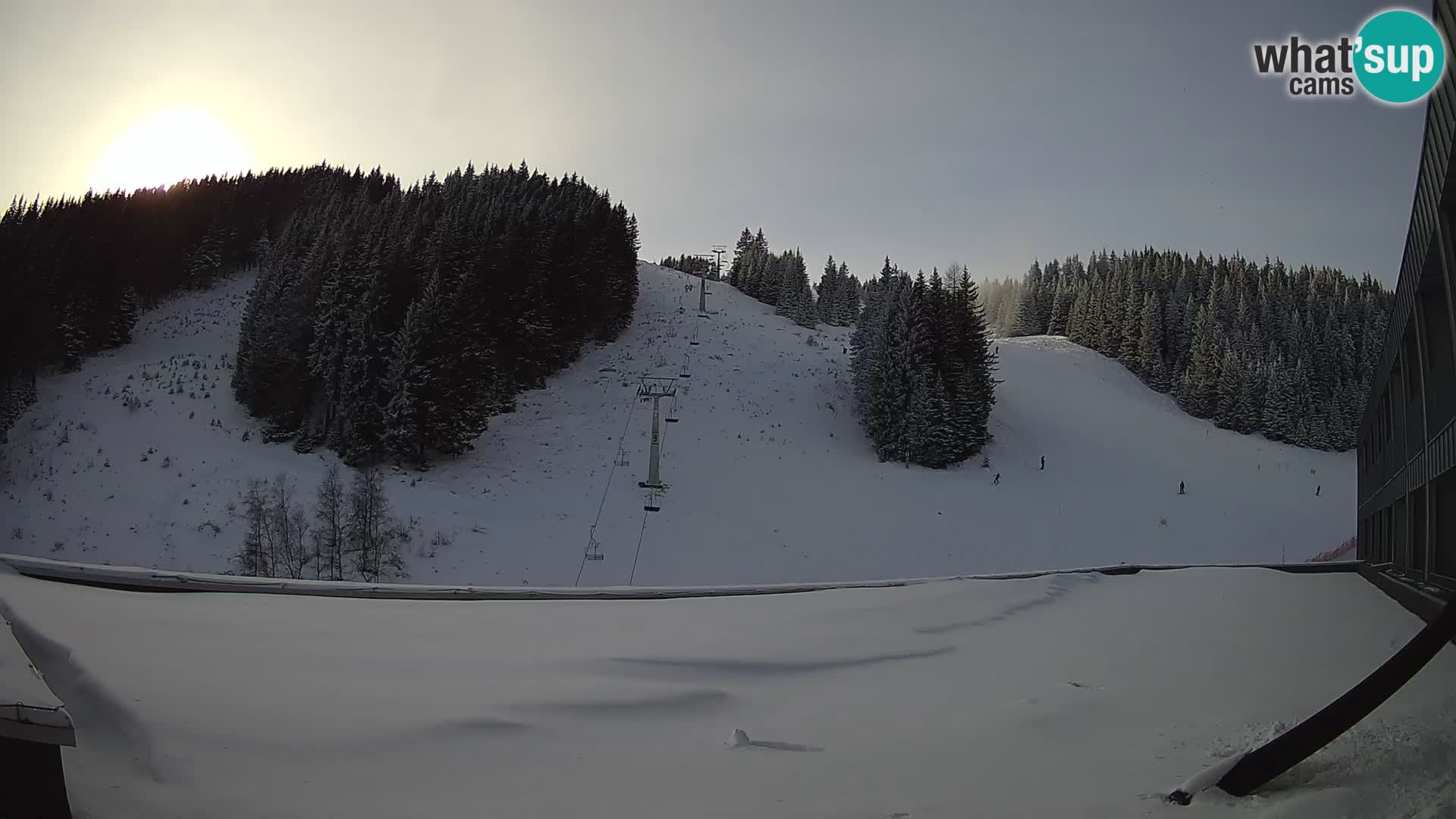 GOLTE Ski resort live webcam – view to Medvedjak – Slovenia