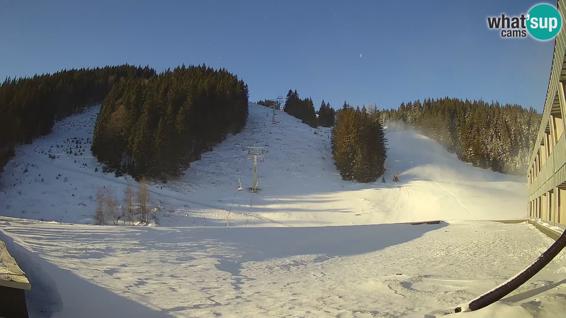 GOLTE Skigebiet webcam – Schöne Aussicht auf Medvedjak – Slowenien