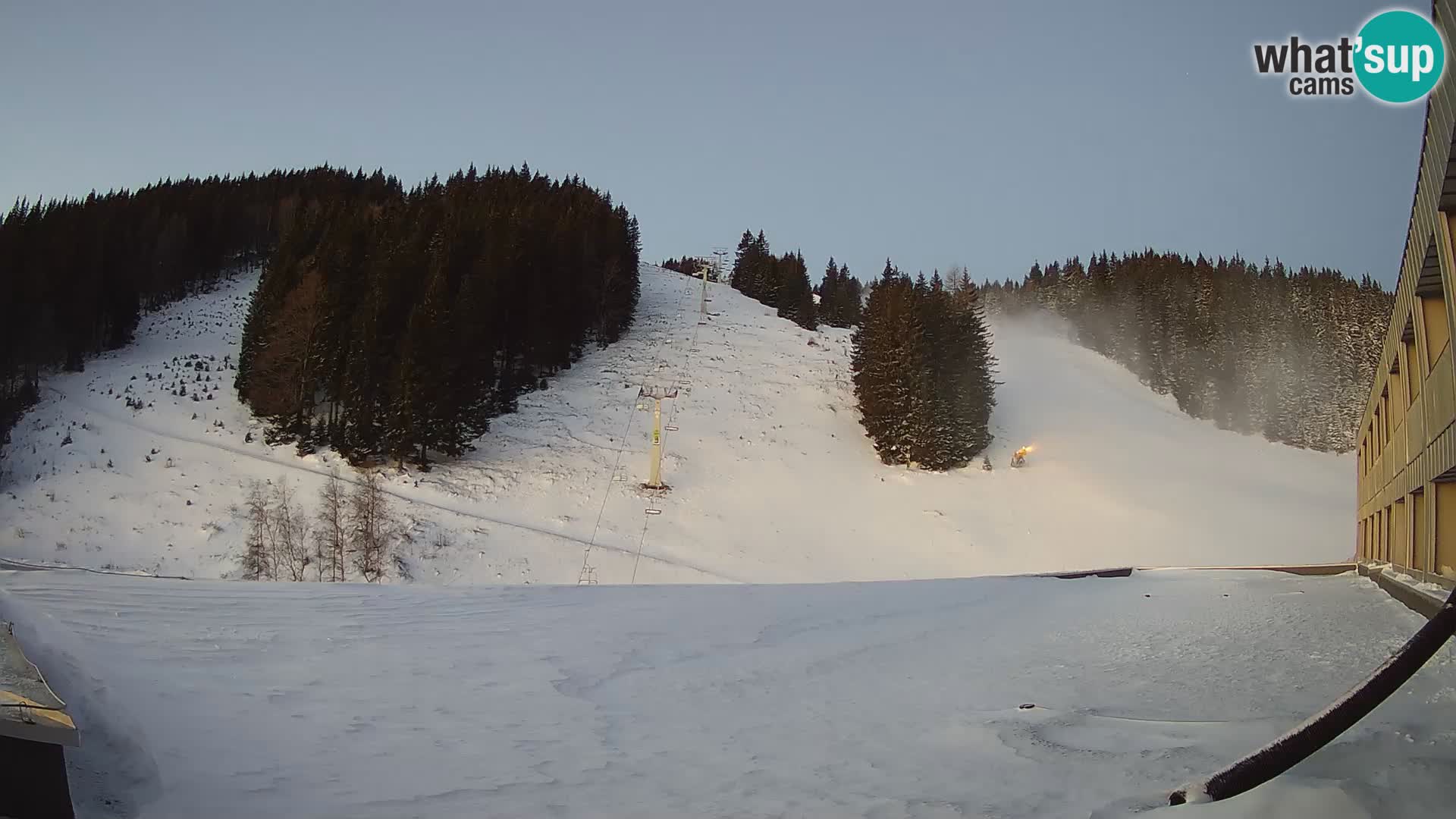 Webcam en direct de la station de ski de GOLTE – vue sur Medvedjak – Slovénie