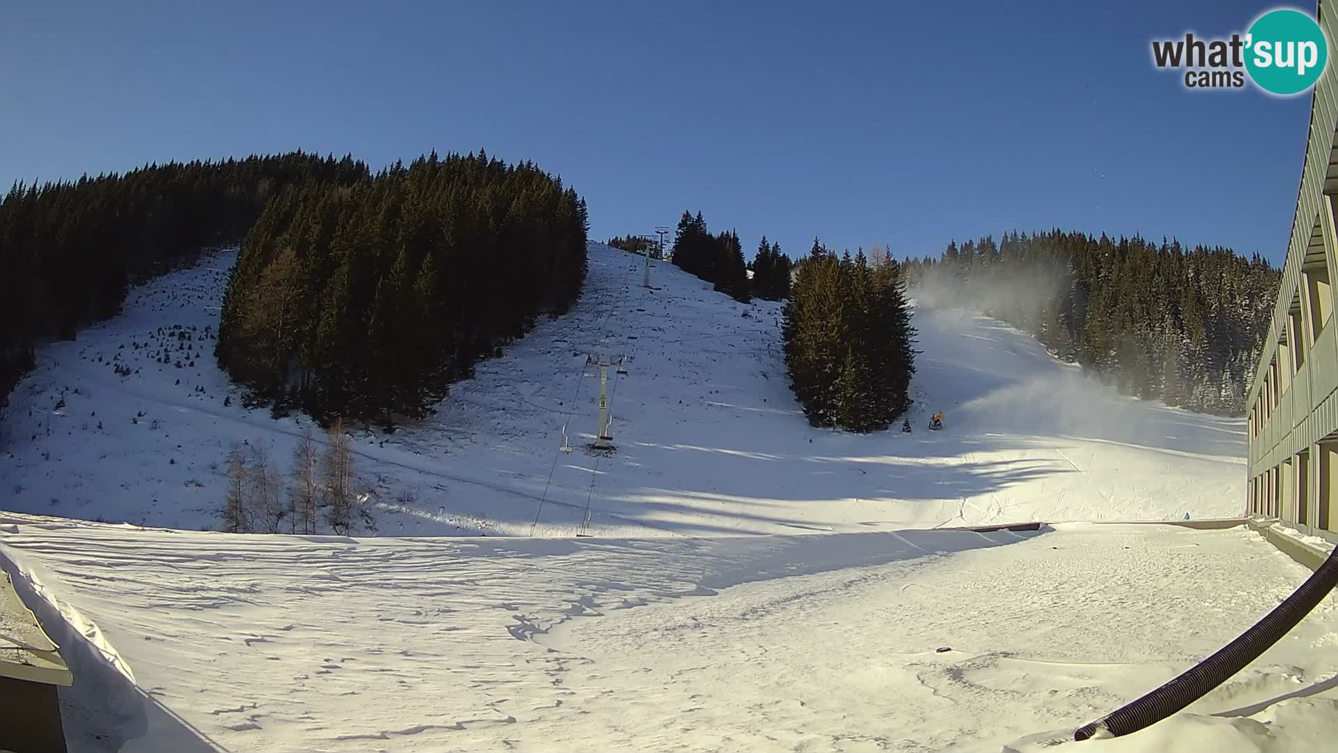 Webcam en direct de la station de ski de GOLTE – vue sur Medvedjak – Slovénie