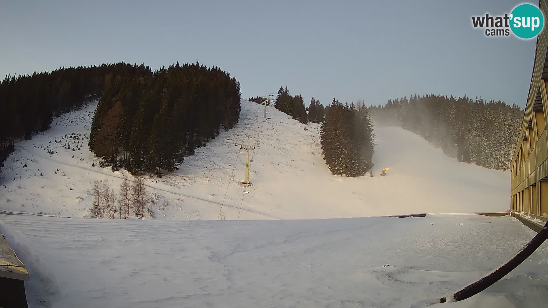 Webcam en direct de la station de ski de GOLTE – vue sur Medvedjak – Slovénie