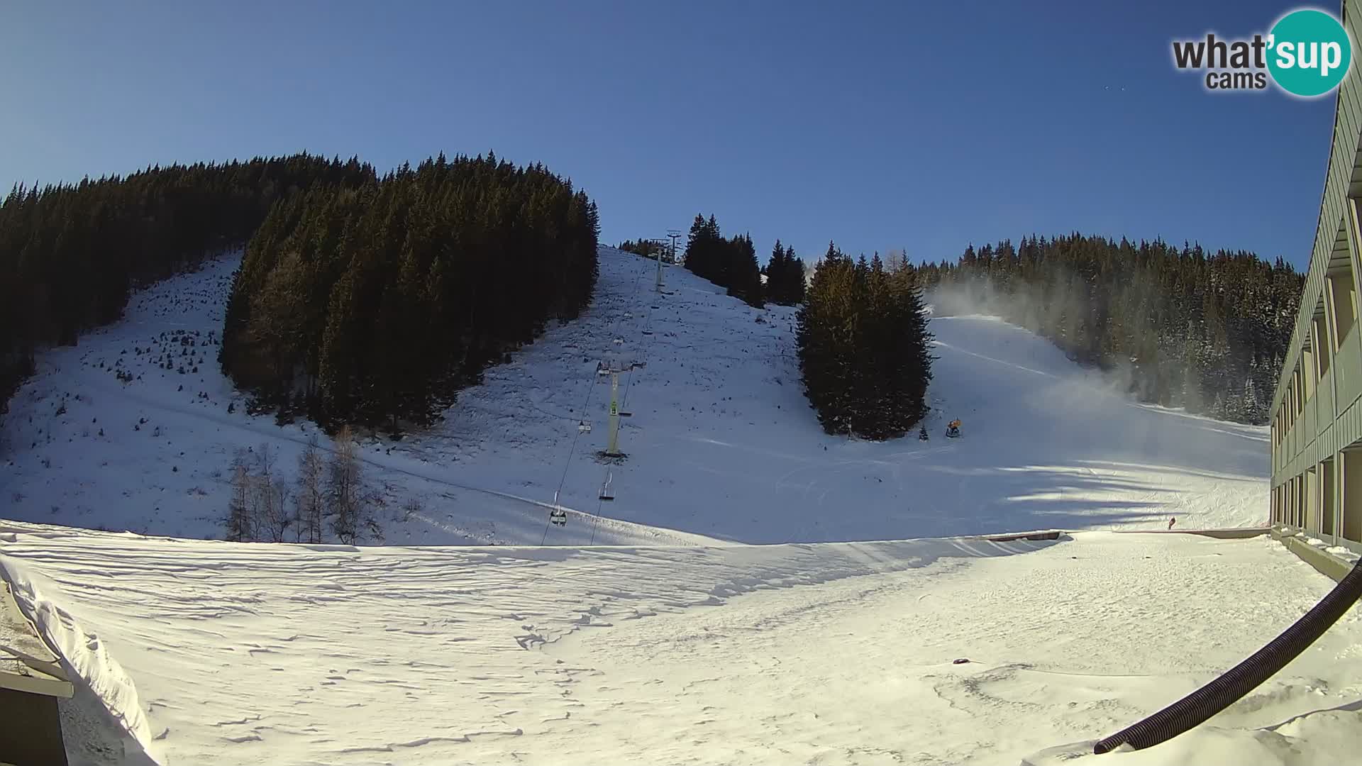 GOLTE Skigebiet webcam – Schöne Aussicht auf Medvedjak – Slowenien