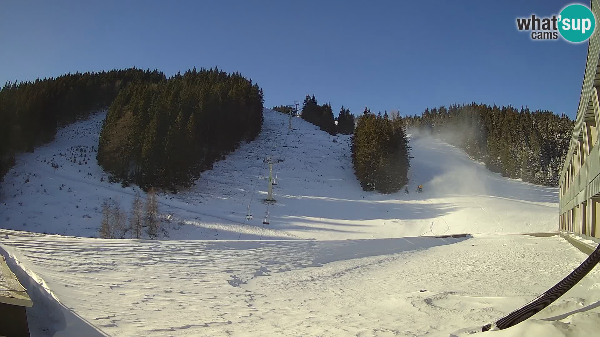 GOLTE Skigebiet webcam – Schöne Aussicht auf Medvedjak – Slowenien