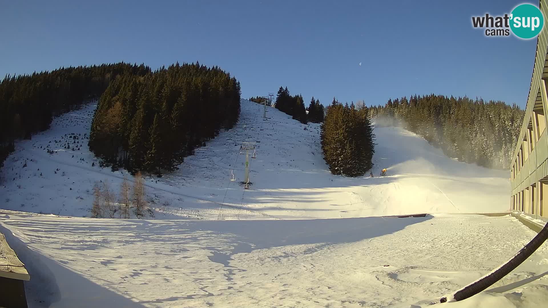 GOLTE Skigebiet webcam – Schöne Aussicht auf Medvedjak – Slowenien