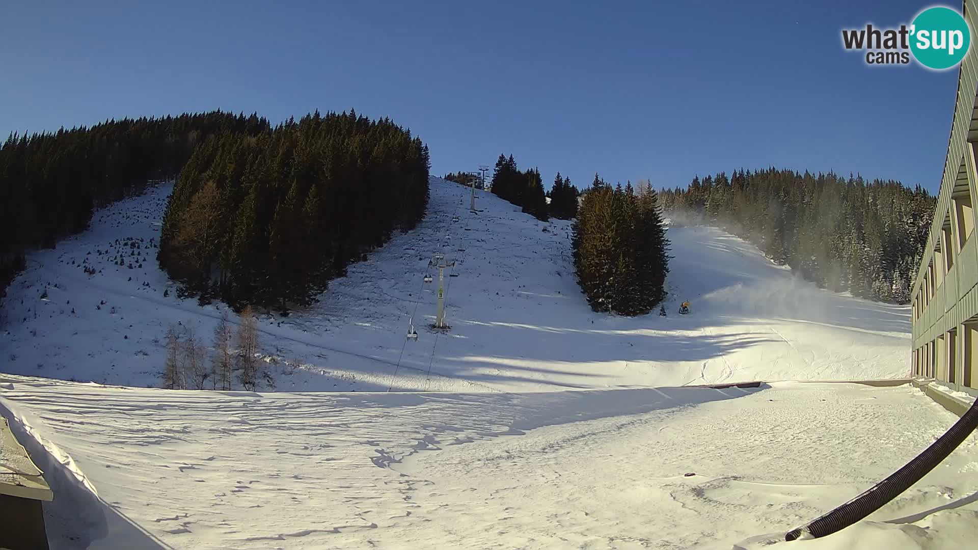 GOLTE Skigebiet webcam – Schöne Aussicht auf Medvedjak – Slowenien