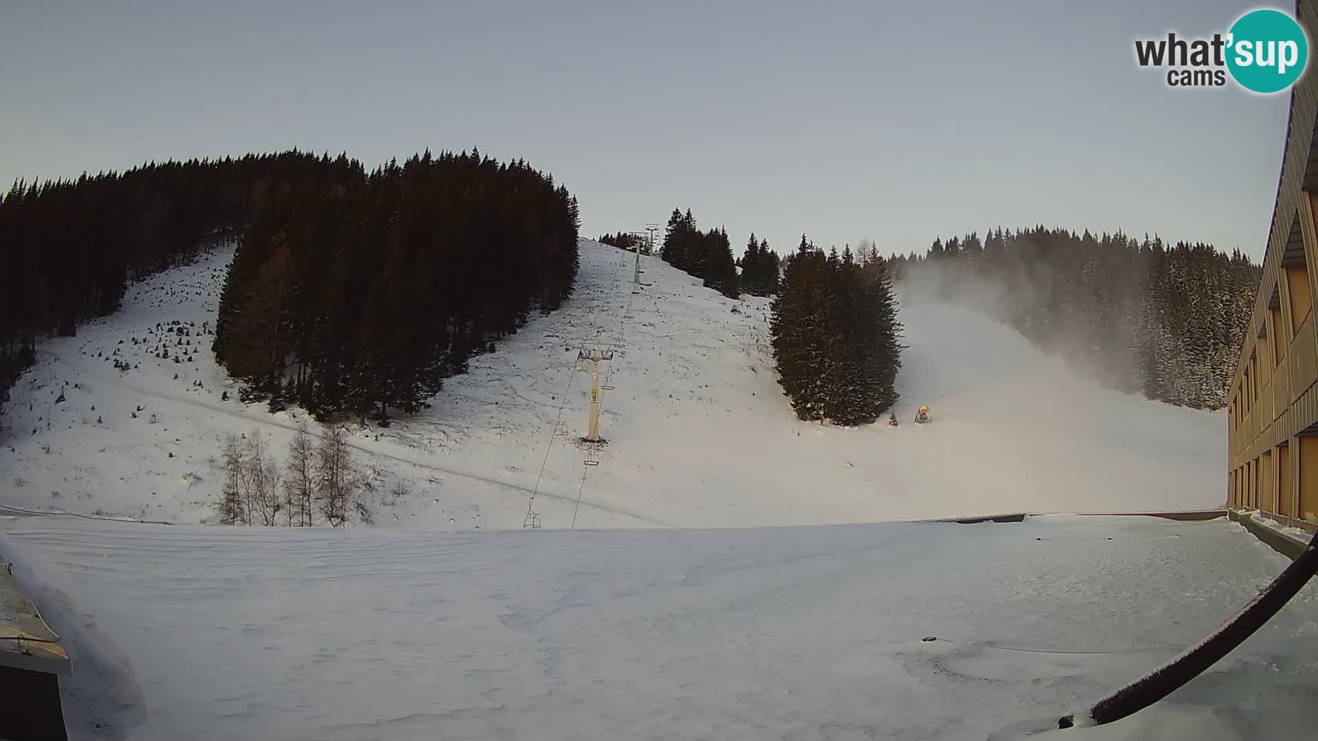 Webcam en direct de la station de ski de GOLTE – vue sur Medvedjak – Slovénie