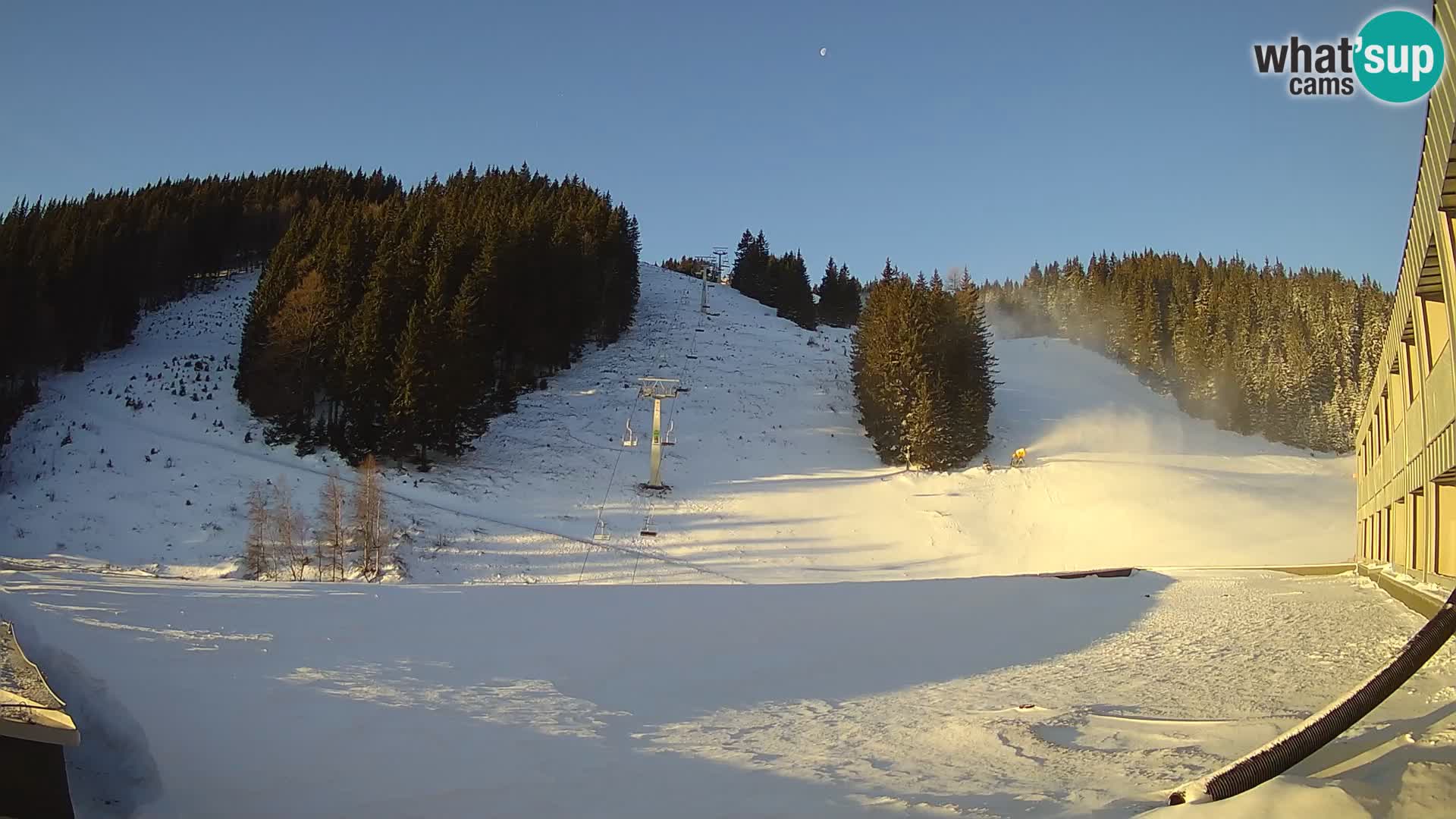 GOLTE Skigebiet webcam – Schöne Aussicht auf Medvedjak – Slowenien