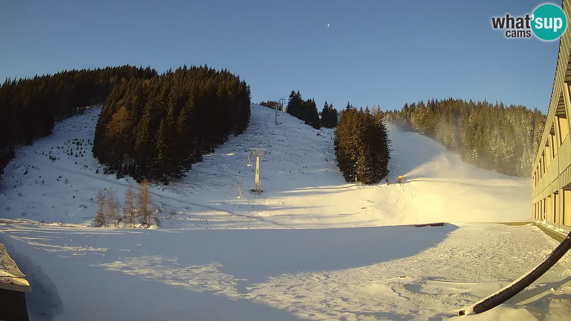 Webcam en direct de la station de ski de GOLTE – vue sur Medvedjak – Slovénie