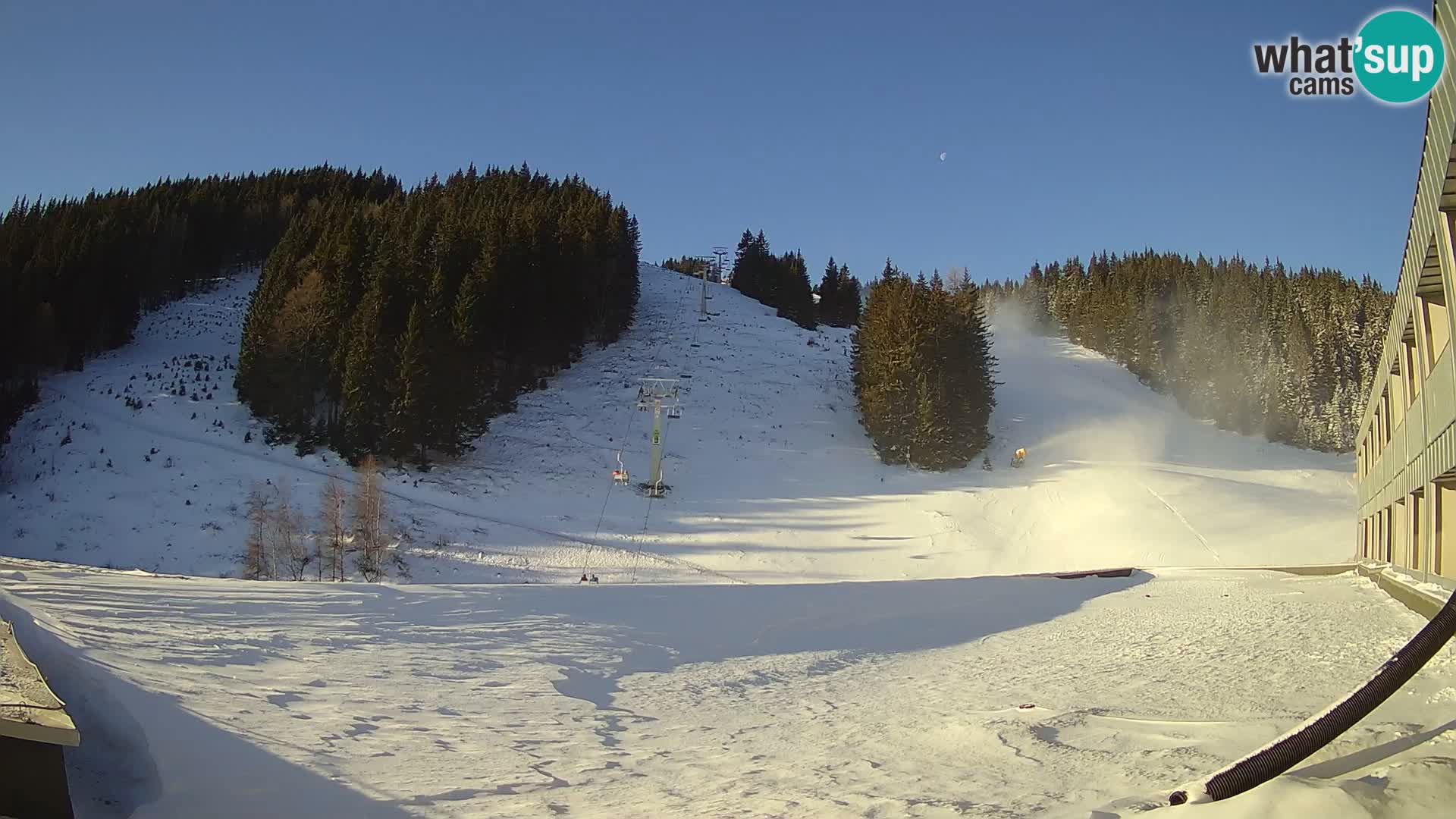 Webcam en direct de la station de ski de GOLTE – vue sur Medvedjak – Slovénie