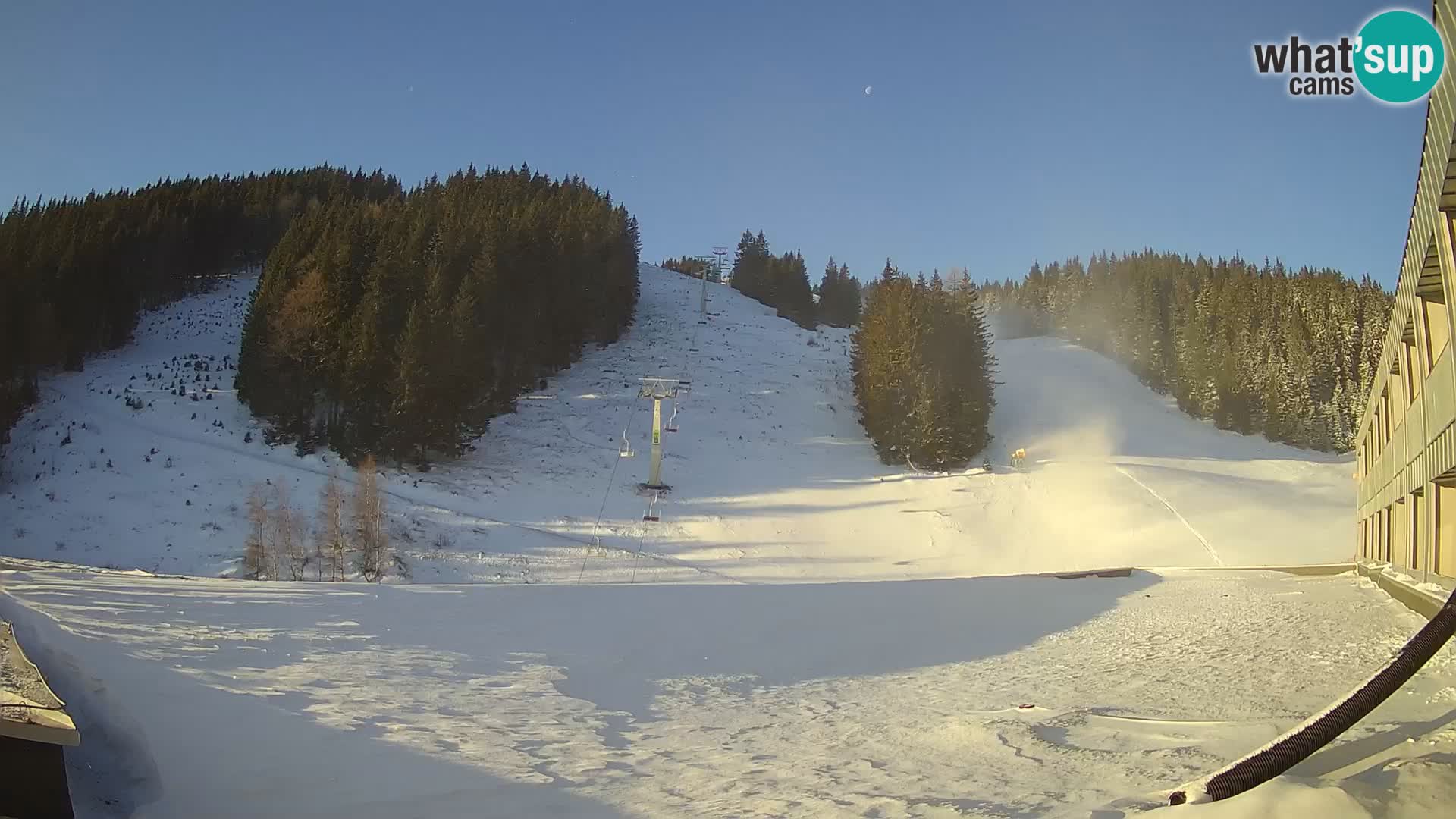 Webcam en direct de la station de ski de GOLTE – vue sur Medvedjak – Slovénie