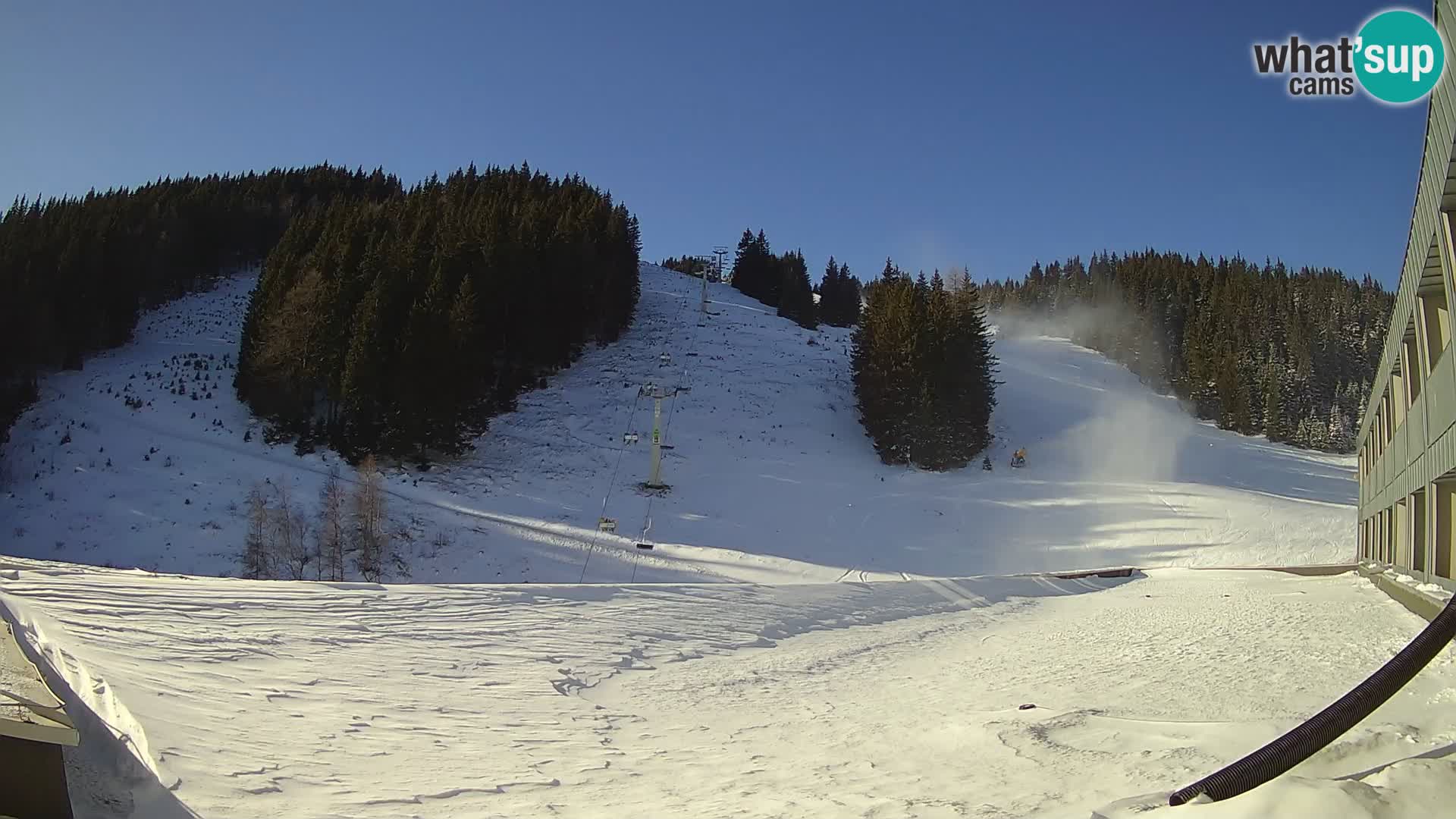 GOLTE Skigebiet webcam – Schöne Aussicht auf Medvedjak – Slowenien