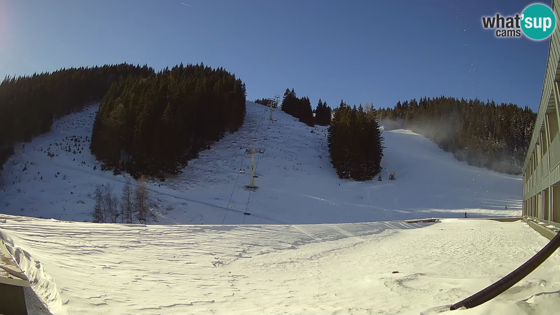 Webcam en direct de la station de ski de GOLTE – vue sur Medvedjak – Slovénie