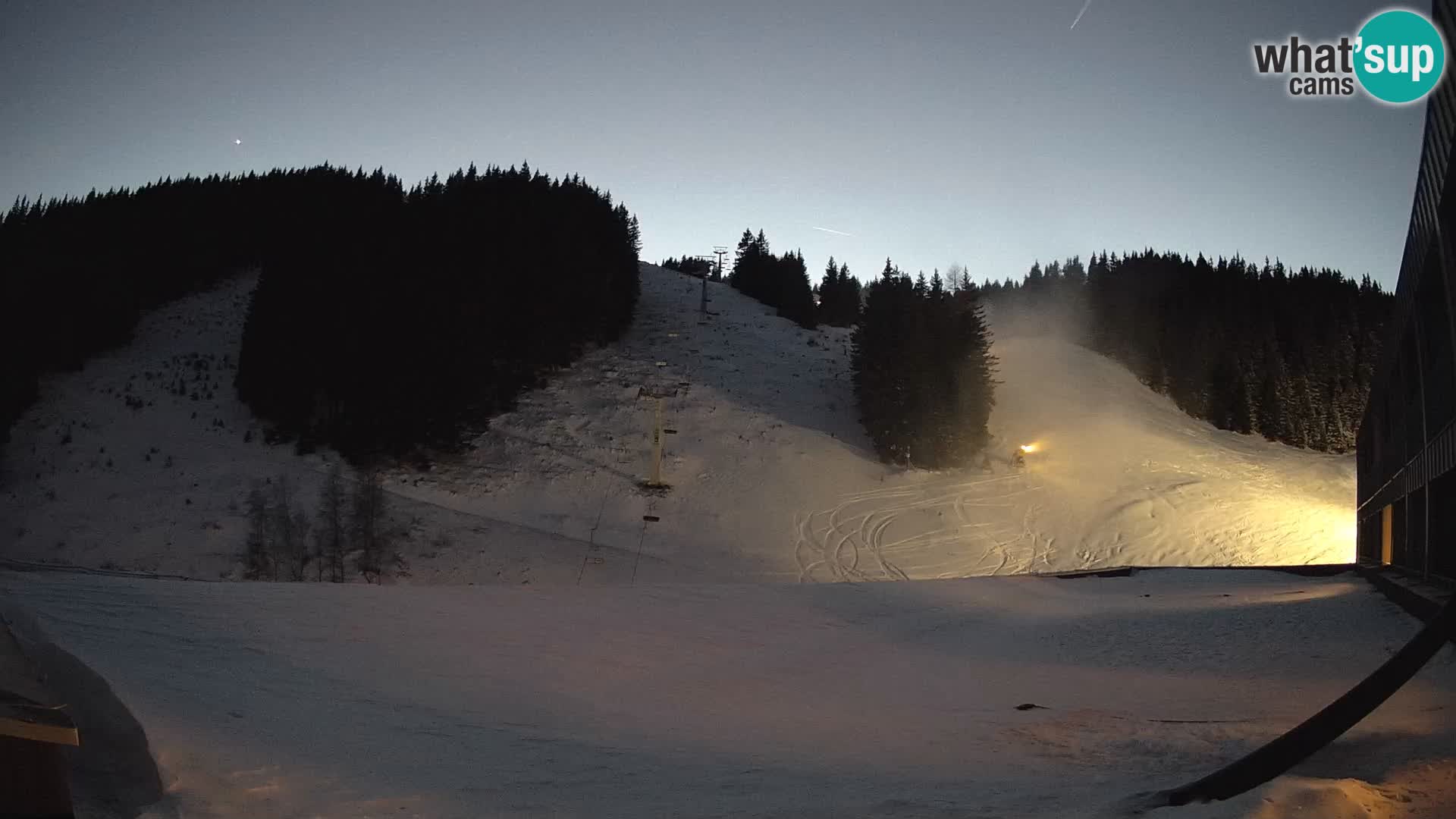 GOLTE Skigebiet webcam – Schöne Aussicht auf Medvedjak – Slowenien