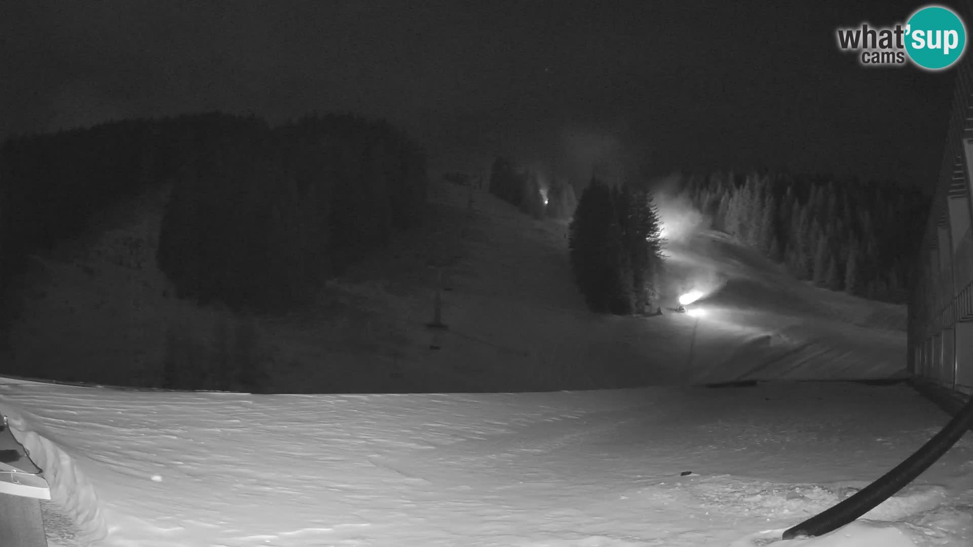 GOLTE Ski resort live webcam – view to Medvedjak – Slovenia