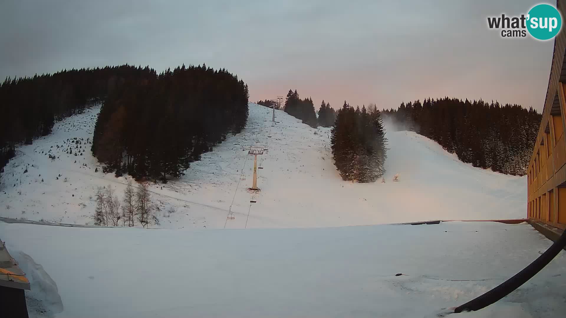 GOLTE Skigebiet webcam – Schöne Aussicht auf Medvedjak – Slowenien