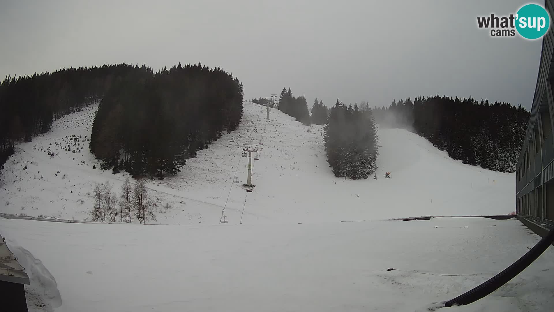 GOLTE Ski resort live webcam – view to Medvedjak – Slovenia