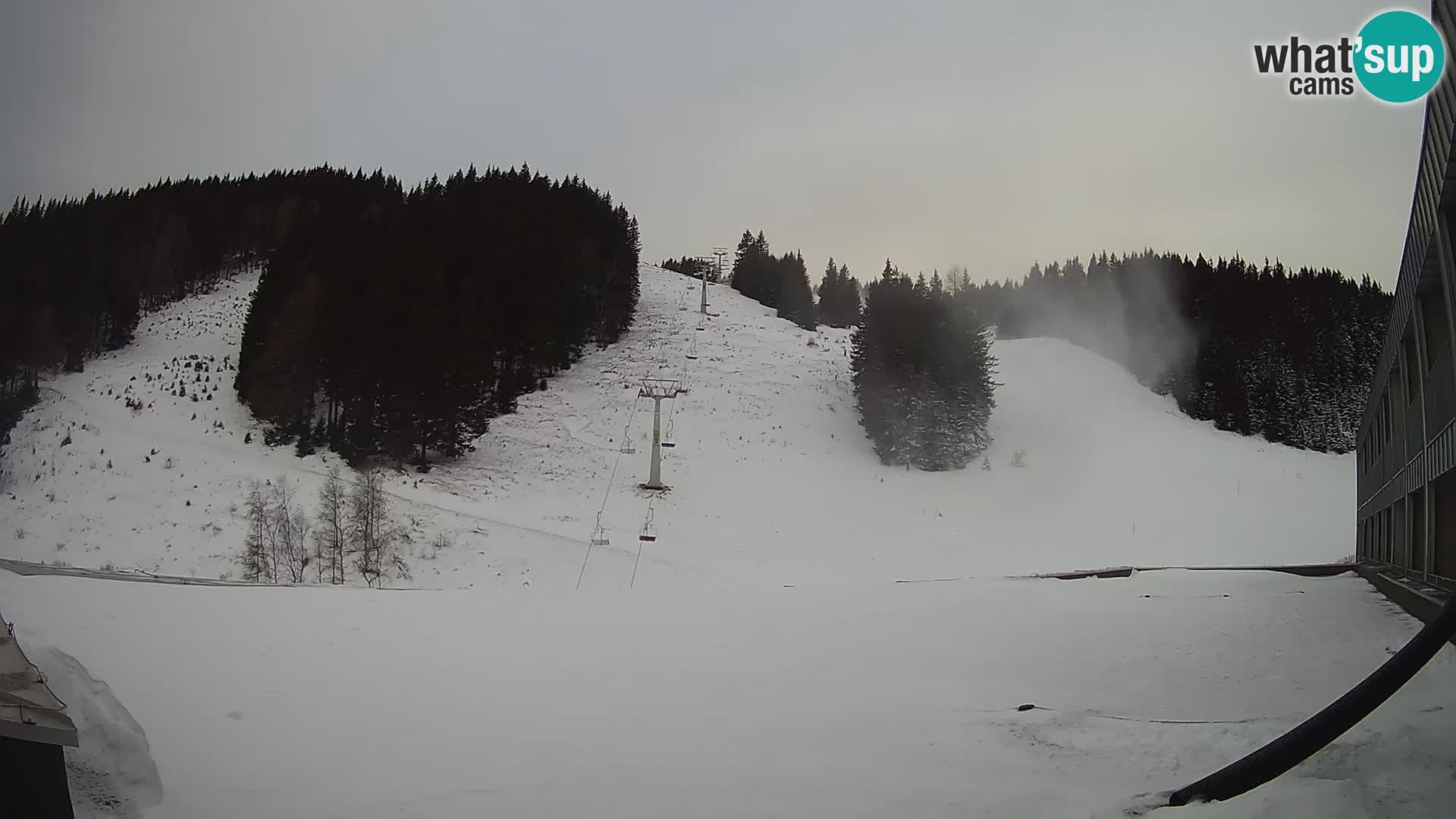 GOLTE Skigebiet webcam – Schöne Aussicht auf Medvedjak – Slowenien