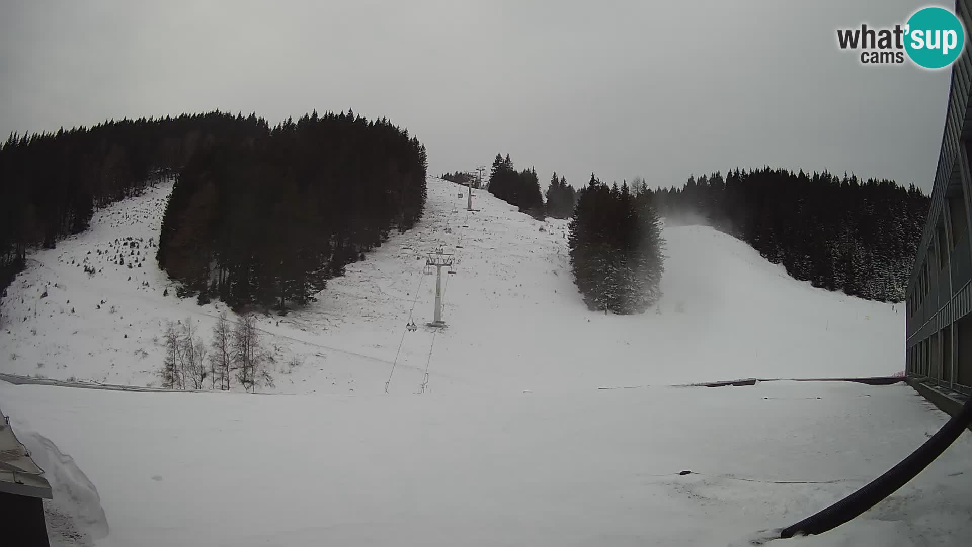 GOLTE Ski resort live webcam – view to Medvedjak – Slovenia