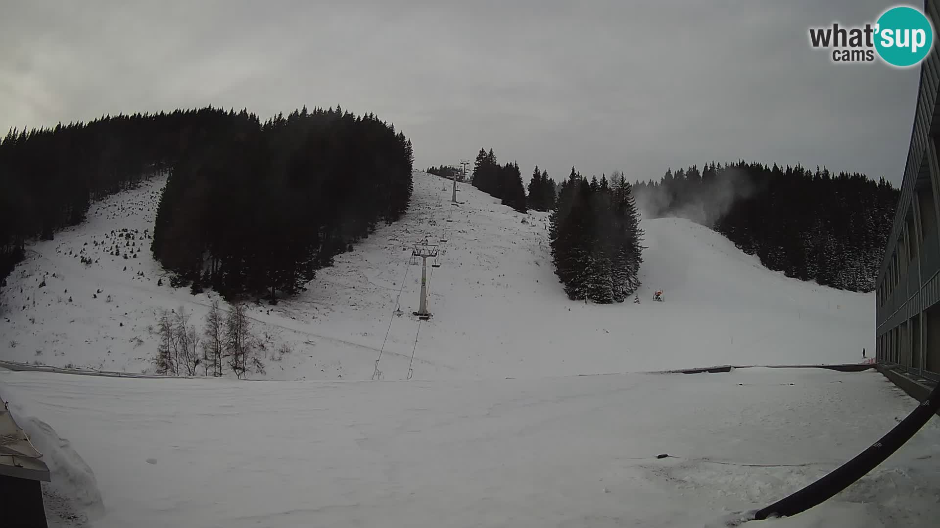 GOLTE Skigebiet webcam – Schöne Aussicht auf Medvedjak – Slowenien