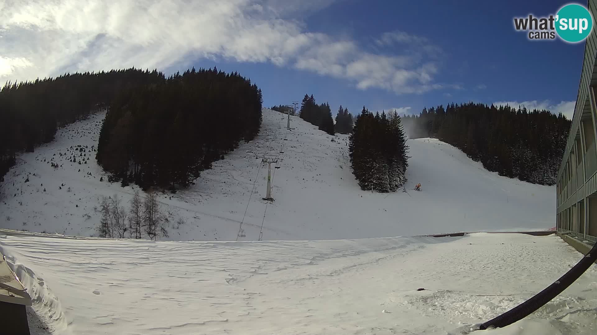 GOLTE Ski resort live webcam – view to Medvedjak – Slovenia