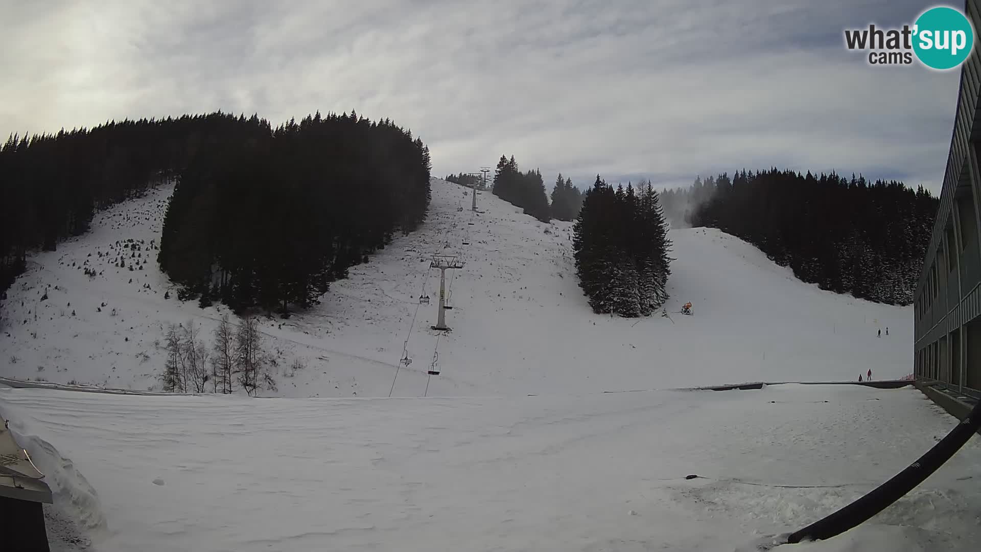 GOLTE Ski resort live webcam – view to Medvedjak – Slovenia