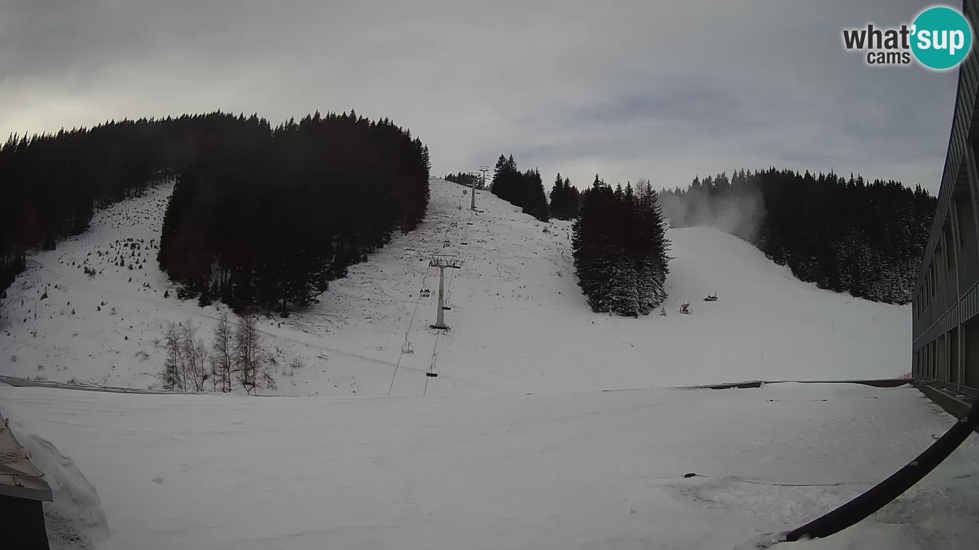 GOLTE Skigebiet webcam – Schöne Aussicht auf Medvedjak – Slowenien