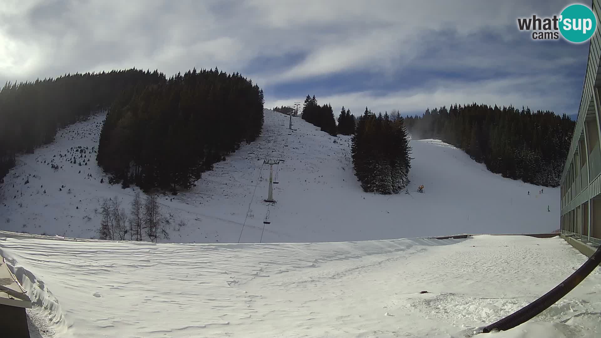 GOLTE Skigebiet webcam – Schöne Aussicht auf Medvedjak – Slowenien